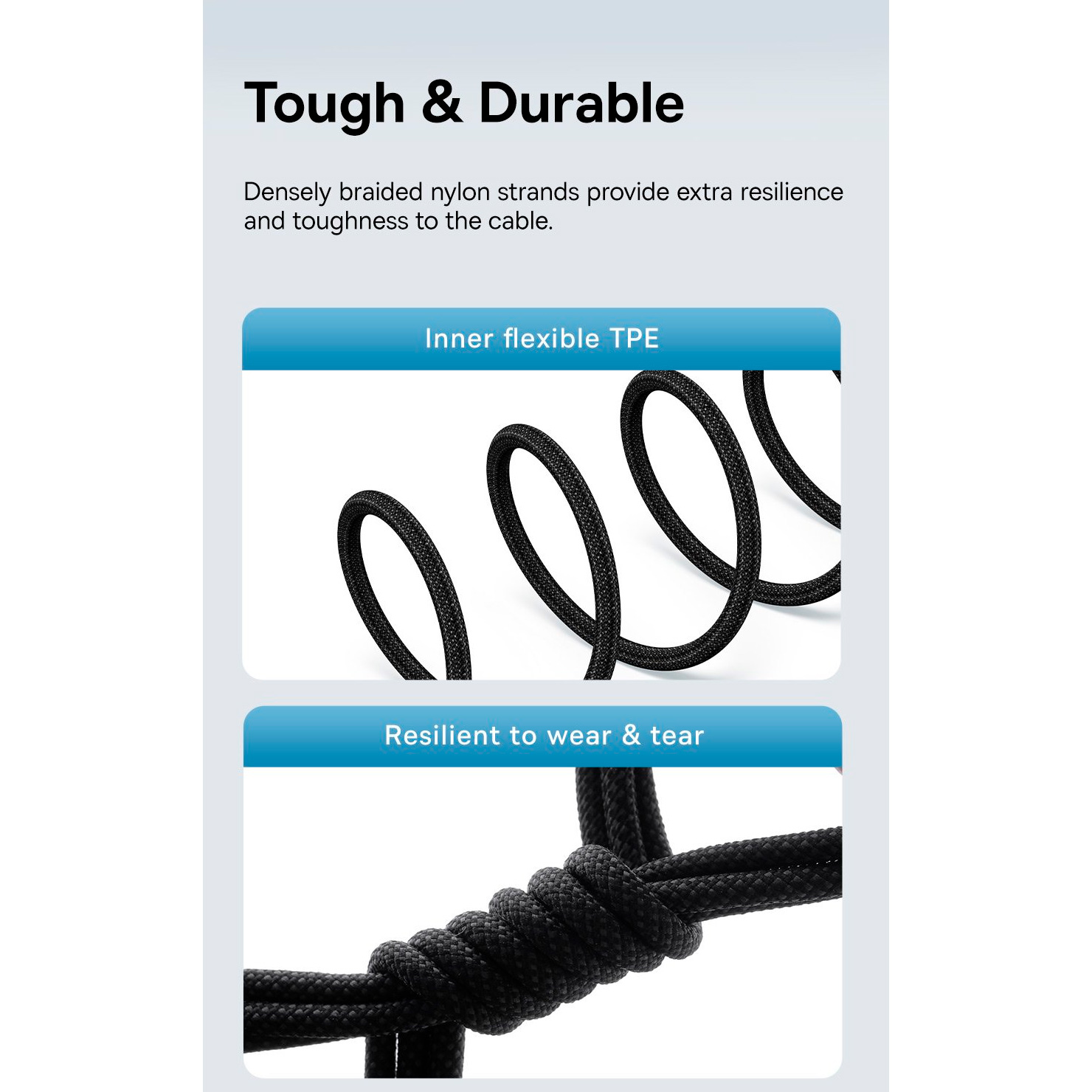 Кабель BASEUS Gem Fast Charging Data Cable USB to USB-C 100W 2м Cluster Black (P10373000111-01)