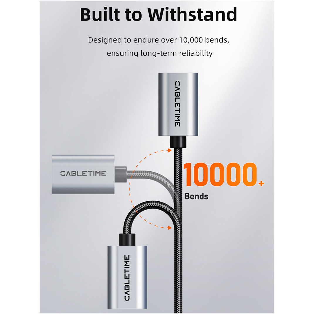 Кабель-удлинитель CABLETIME USB3.0 AM/AF 3м Black (CA17N)