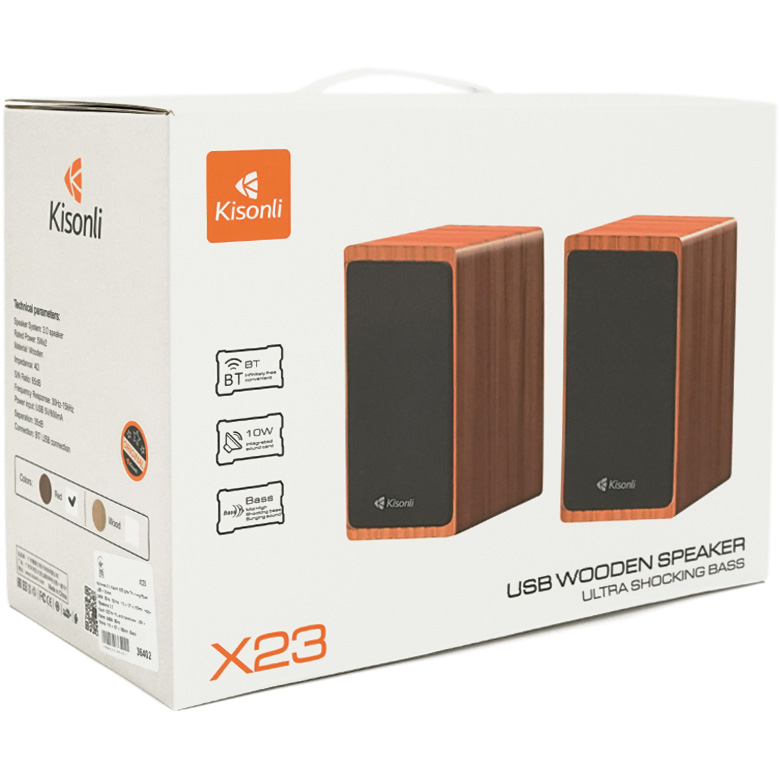 Акустическая система KISONLI X23BT Wooden
