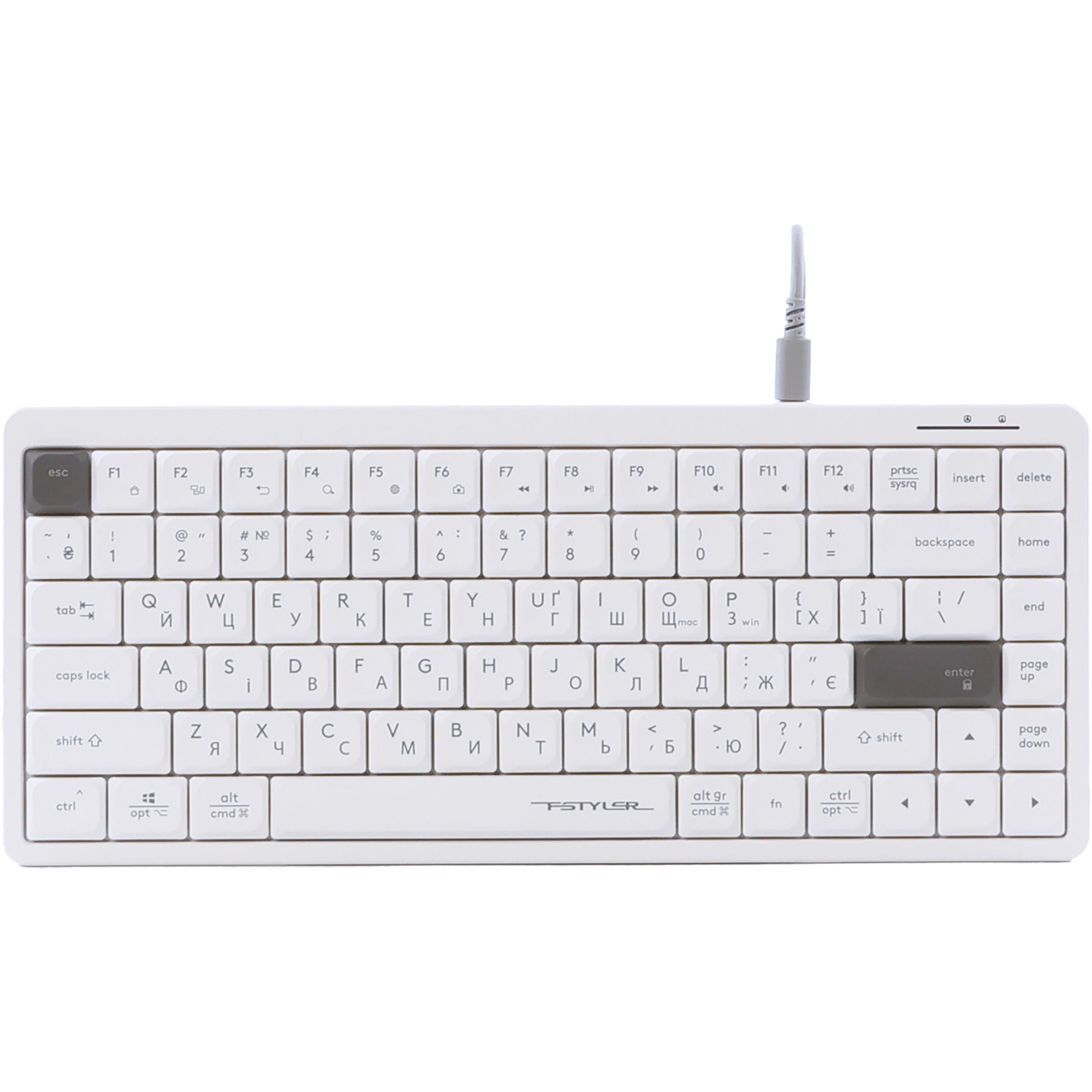 Клавіатура A4TECH Fstyler FX53 White