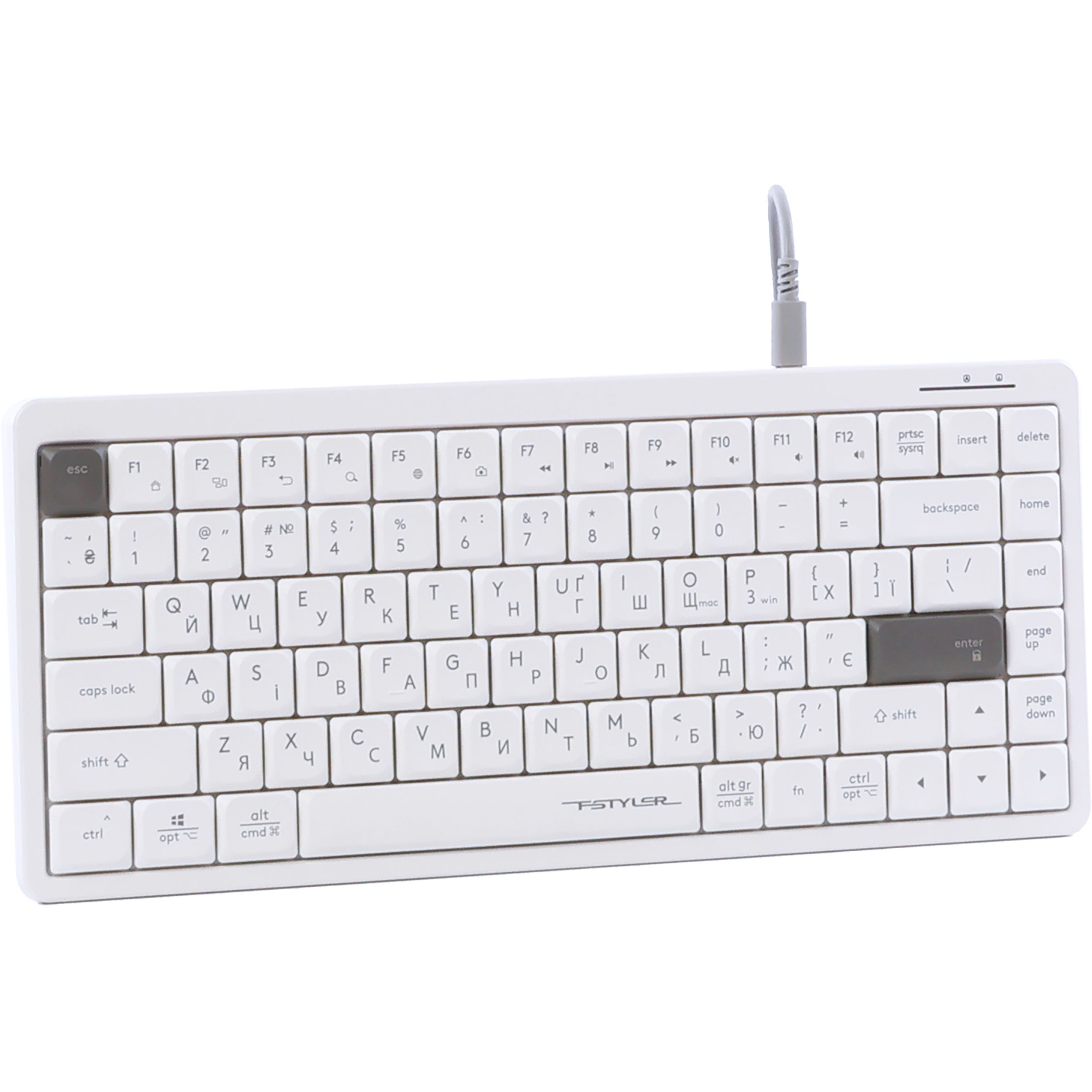Клавіатура A4TECH Fstyler FX53 White