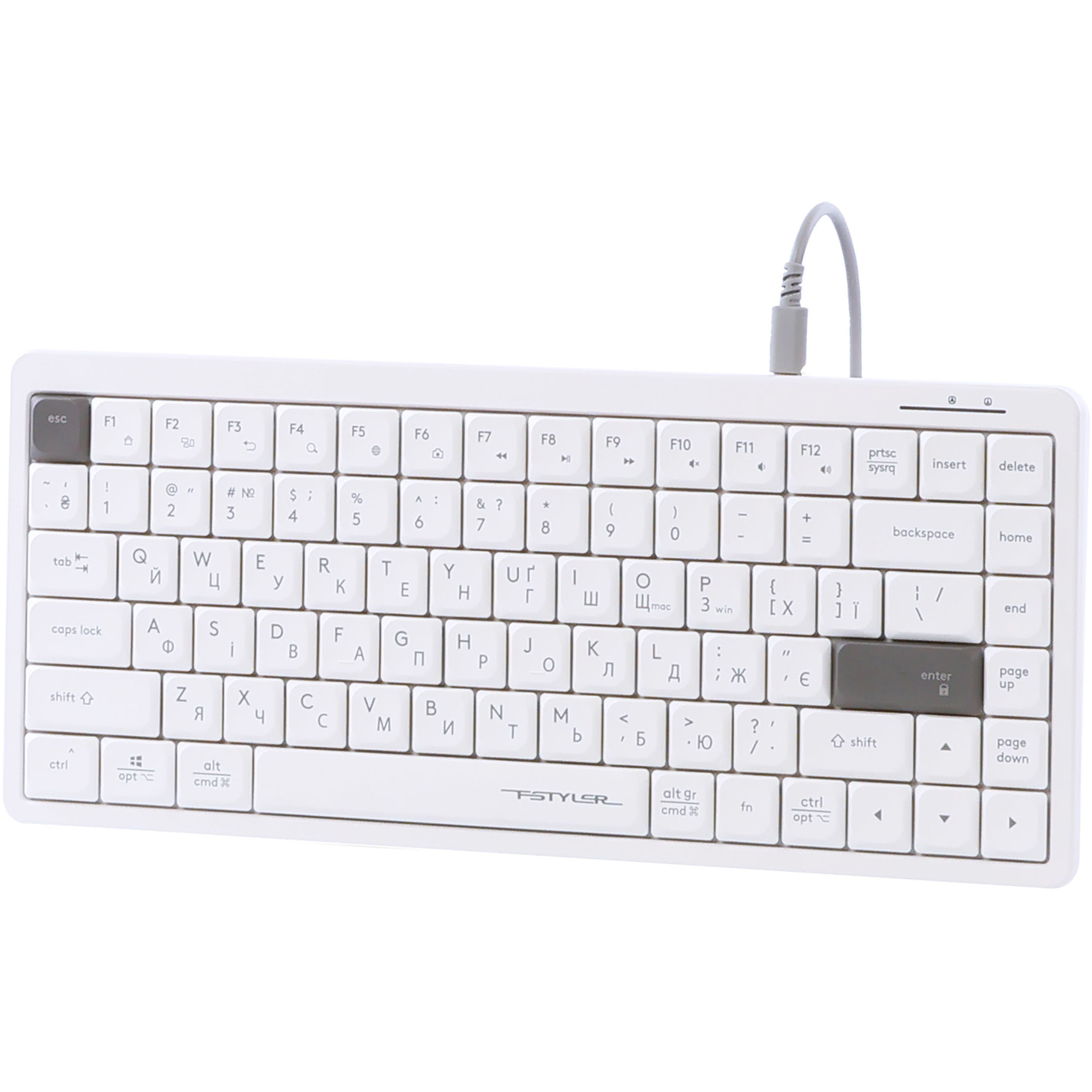 Клавіатура A4TECH Fstyler FX53 White