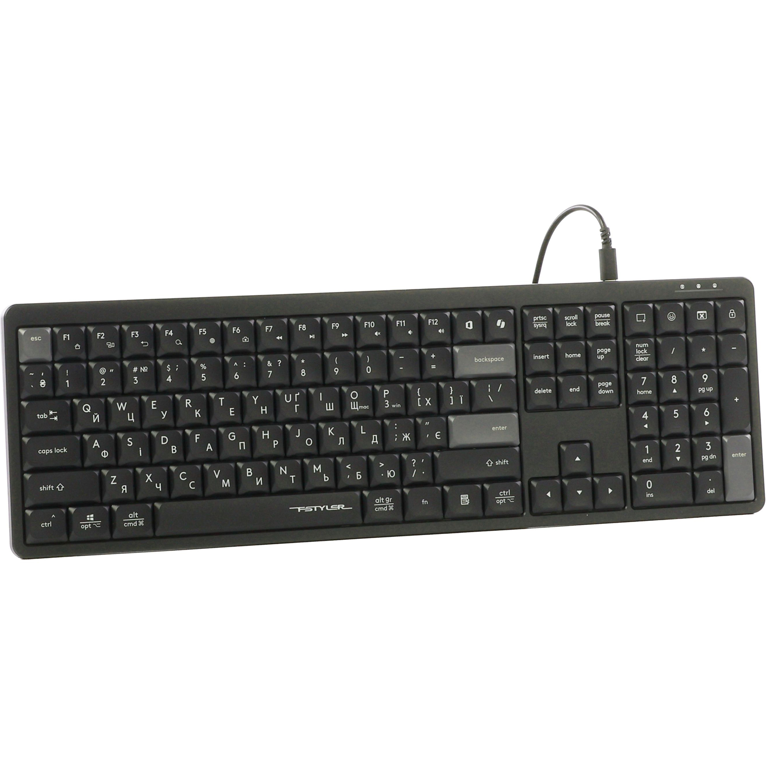 Клавіатура A4TECH Fstyler FX55 Black
