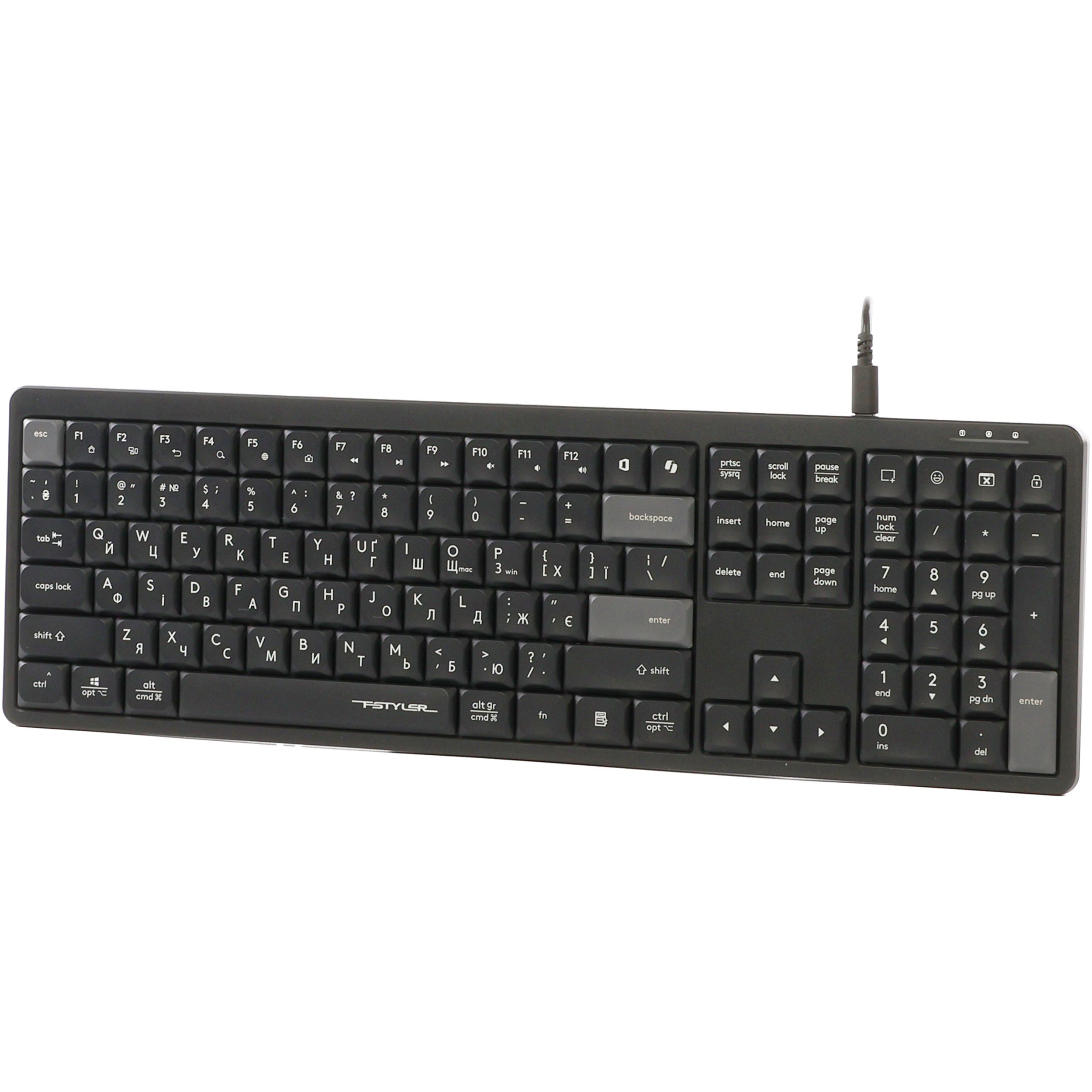 Клавіатура A4TECH Fstyler FX55 Black