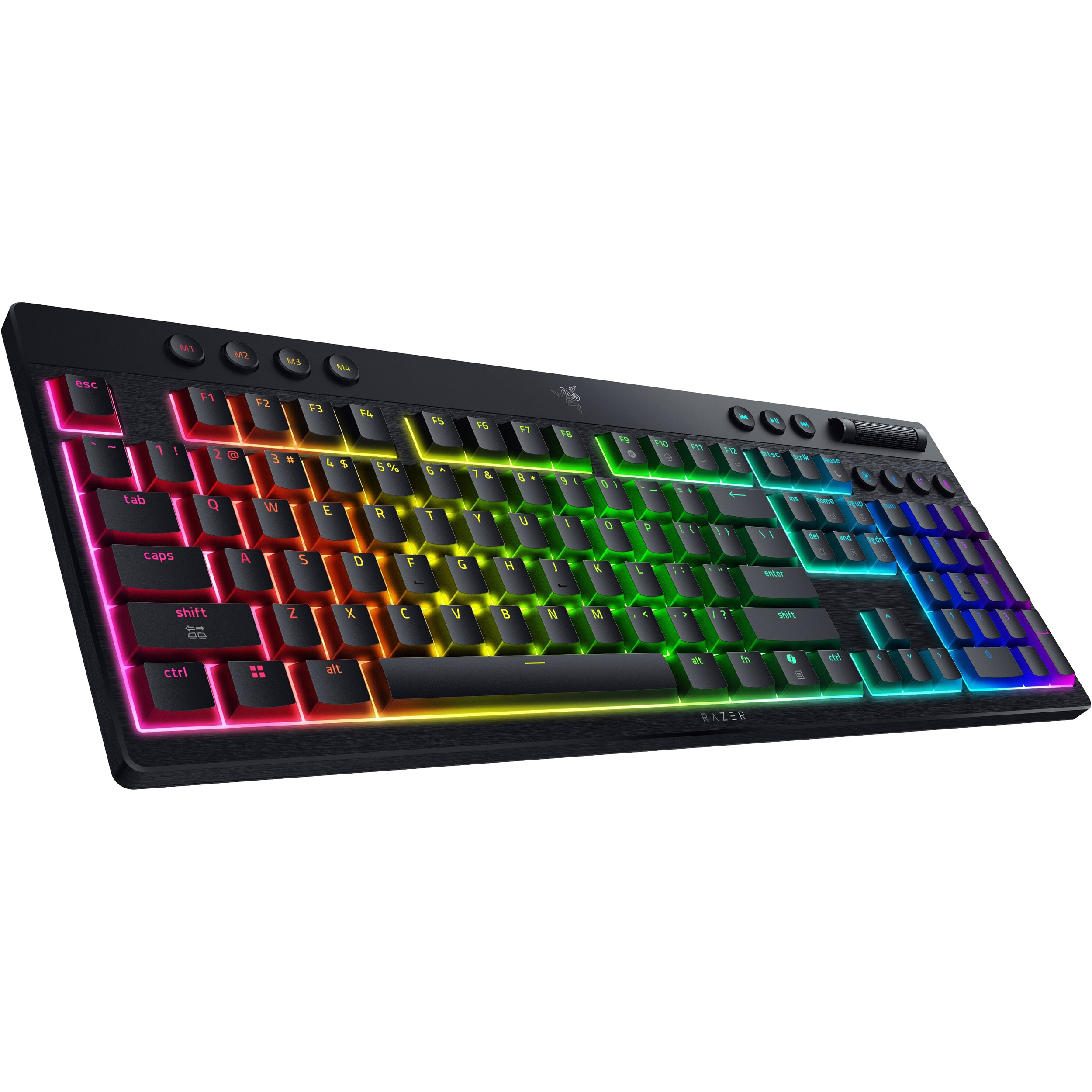 Клавіатура бездротова RAZER BlackWidow V4 Low-Profile Green Switch (RZ03-05270100-R3M1)