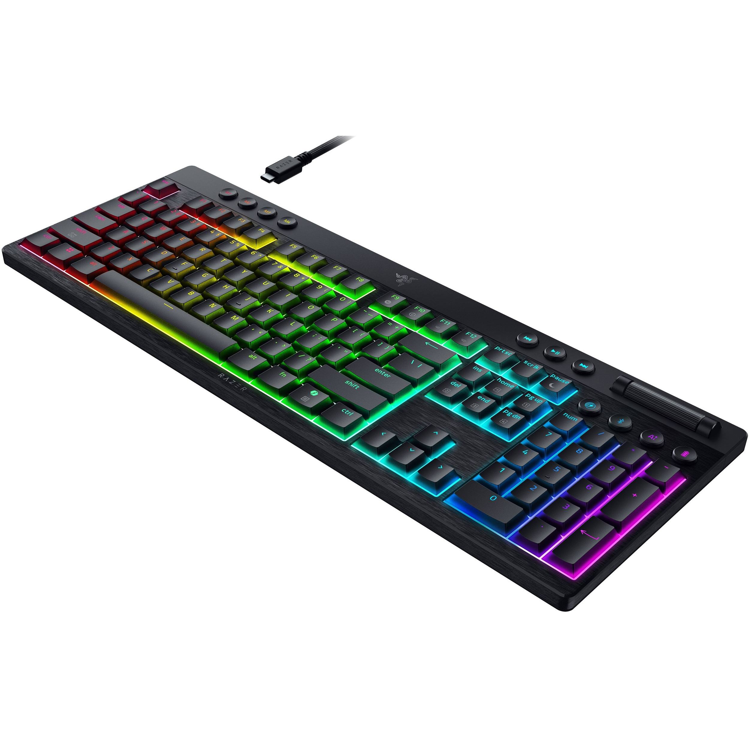 Клавіатура бездротова RAZER BlackWidow V4 Low-Profile Green Switch (RZ03-05270100-R3M1)