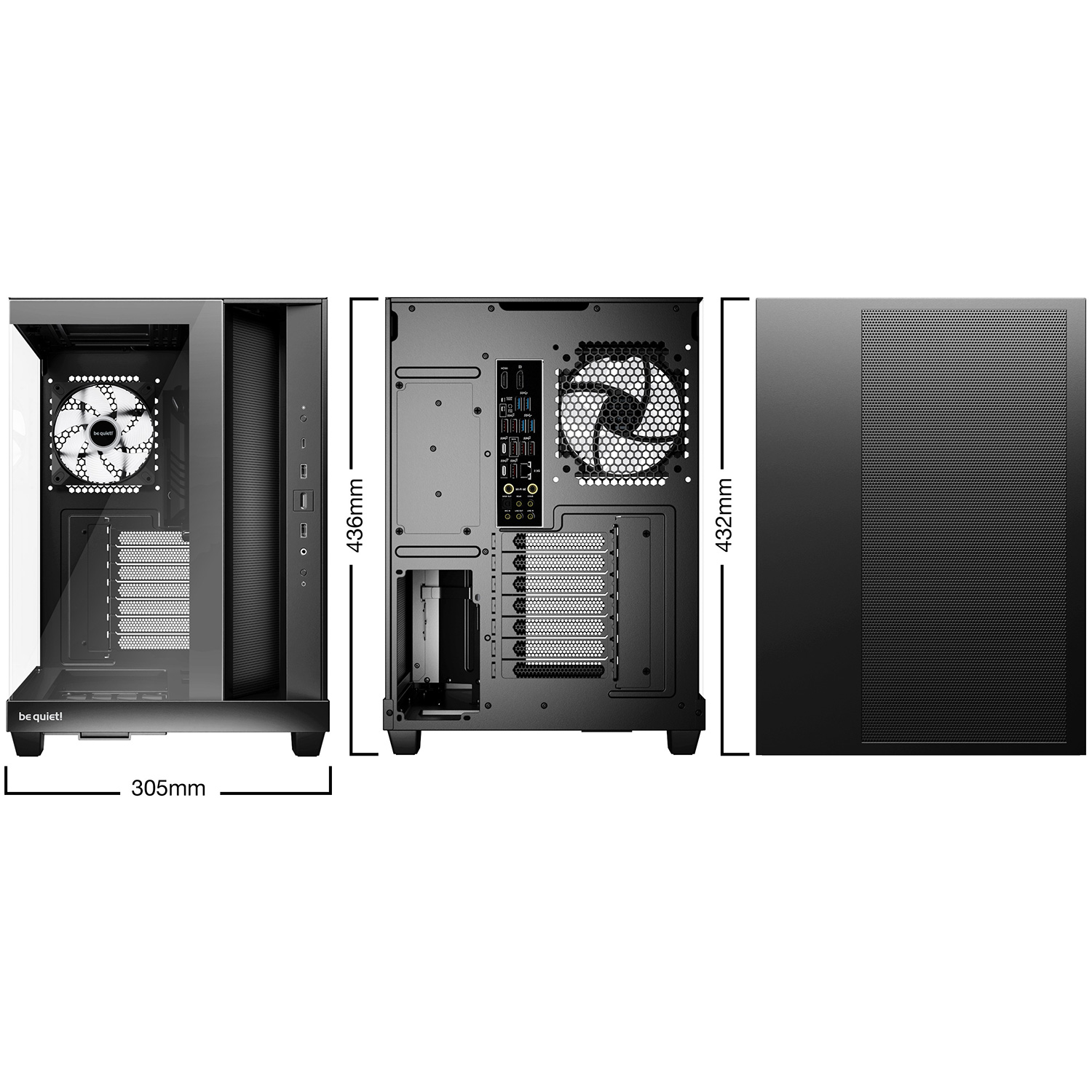 Корпус BE QUIET! Light Base 500 LX Black (BGW85)