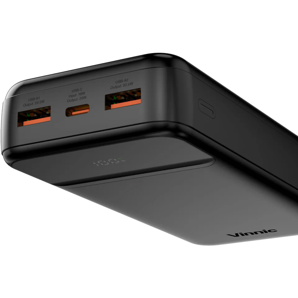 Повербанк VINNIC Everest 3 22.5W 20000mAh Black