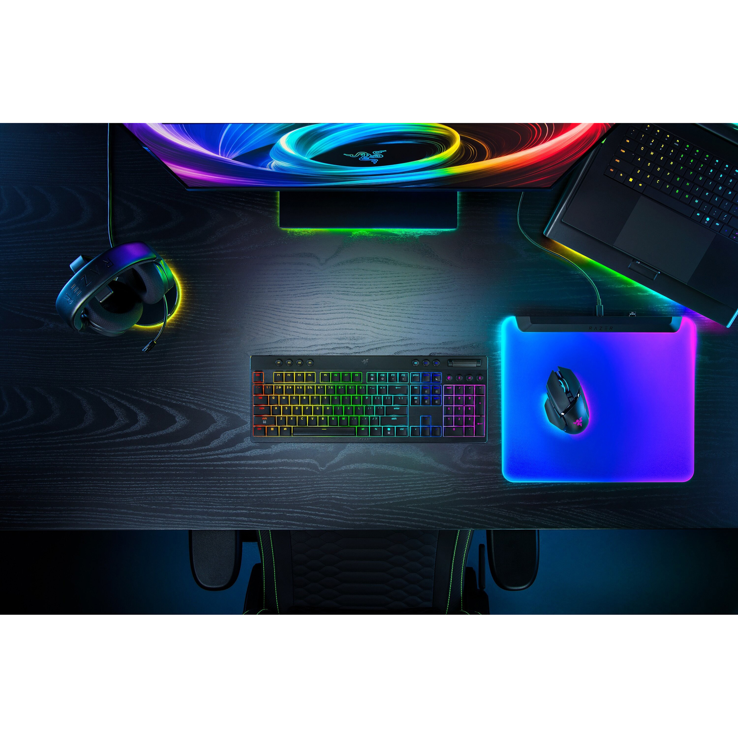 Клавиатура беспроводная RAZER BlackWidow V4 Low-Profile Yellow Switch (RZ03-05271500-R3M1)