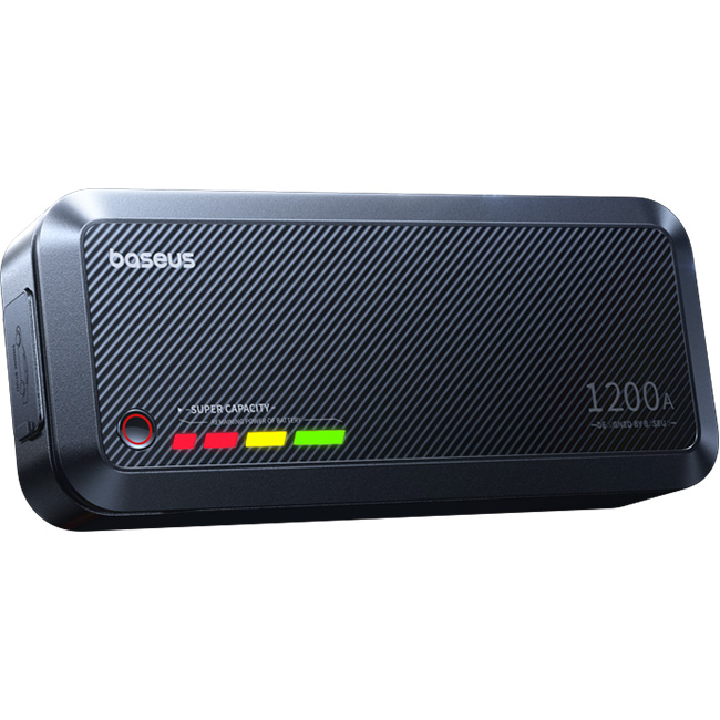 Портативное пускозарядное устройство BASEUS PrimeTrip VJ1 Supercapacitor Car Jump Starter 1200A Cosmic Black (C00269000121-00)