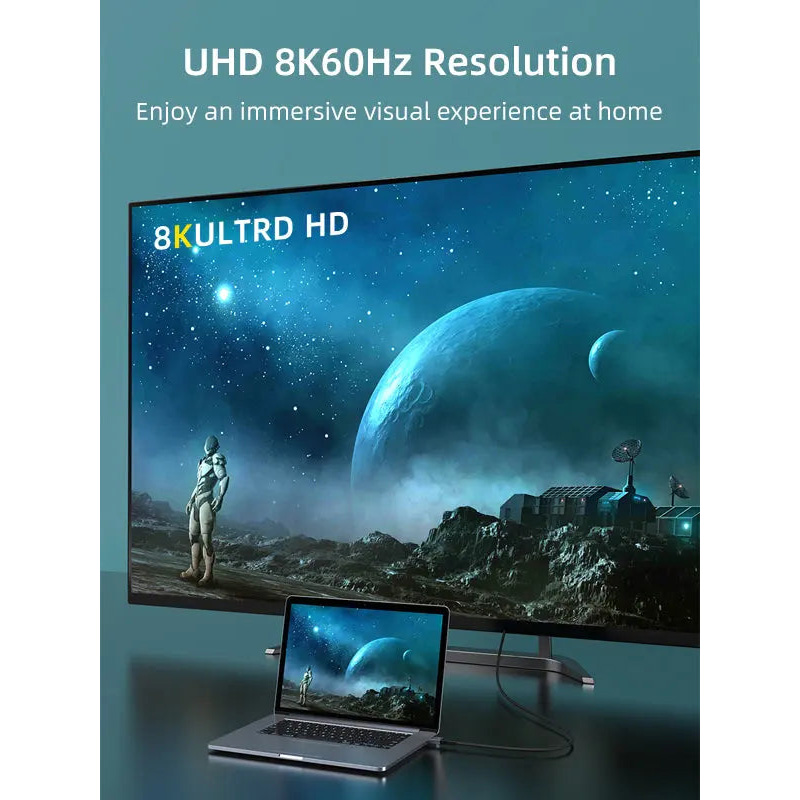 Кабель CABLETIME Premium 8K 60Hz DisplayPort 2м Black (CD11L)