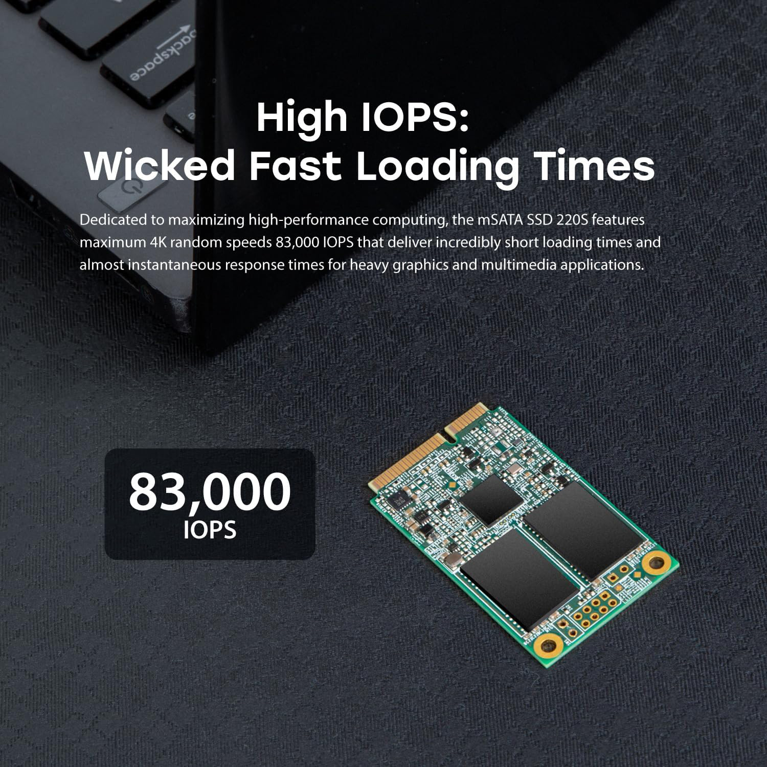 SSD диск TRANSCEND MSA220S 256GB mSATA (TS256GMSA220S)