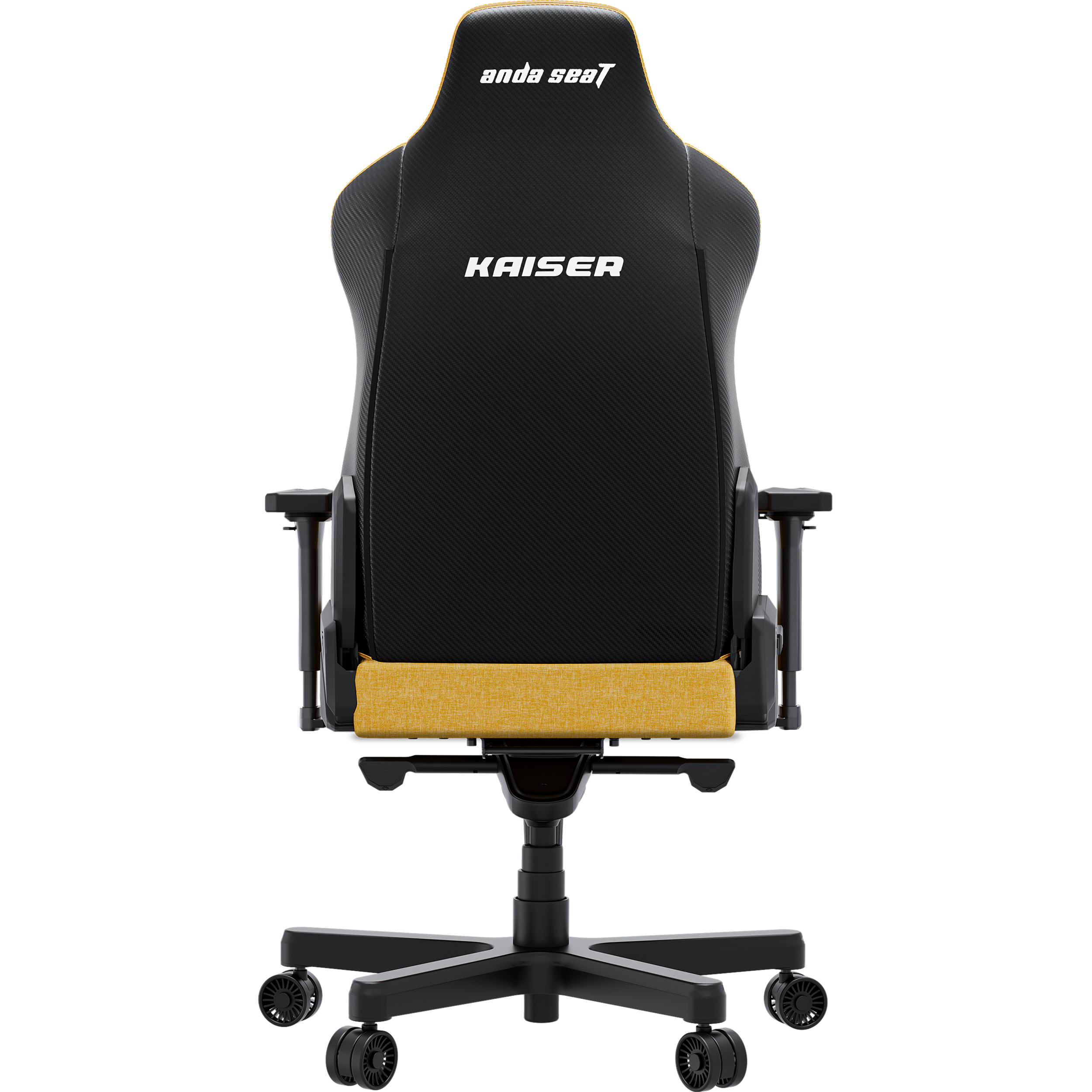 Крісло геймерське ANDA SEAT Kaiser 3E Fabric XL Bright Yellow
