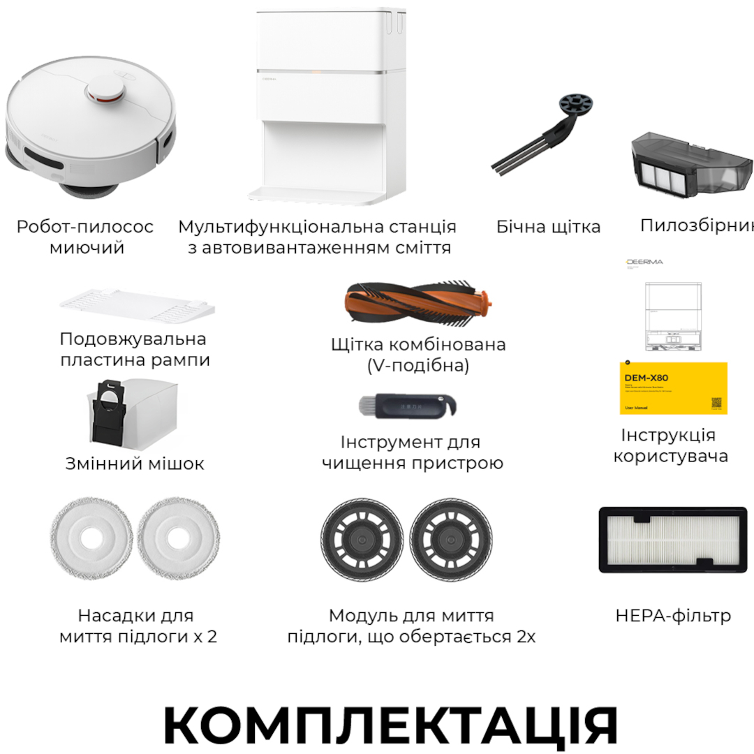 Робот-пилосос DEERMA X80
