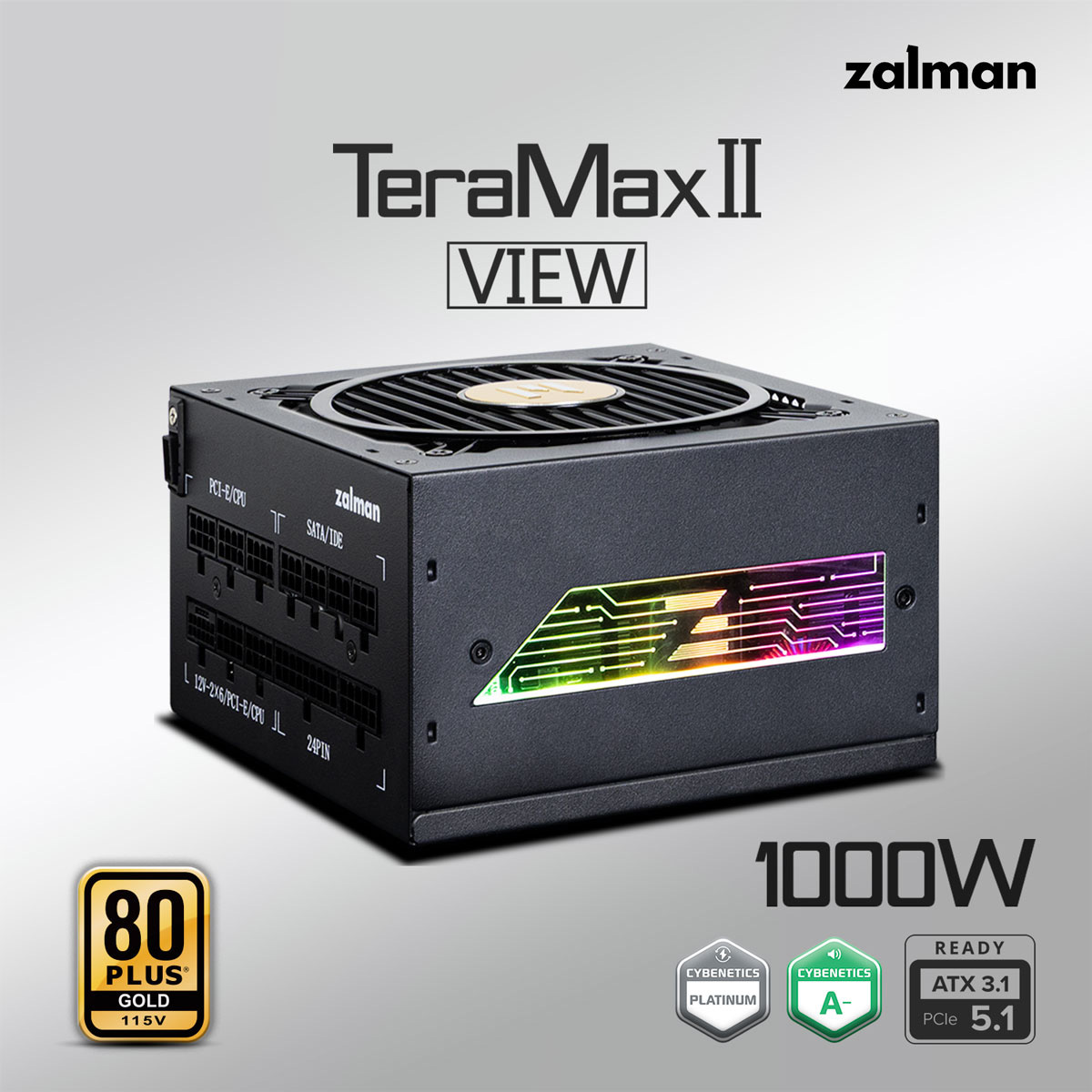 Блок живлення 1000W ZALMAN TeraMax II View ZM1000-TMX2VIEW