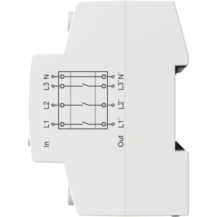 Реле напруги з контролем струму трифазне DIGITOP VA-3F63A M6R