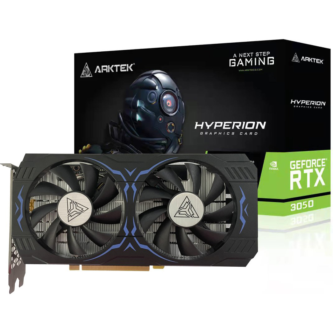 Відеокарта ARKTEK GeForce RTX 3050 6GB GDDR6 (AKN3050D6S8GH1)