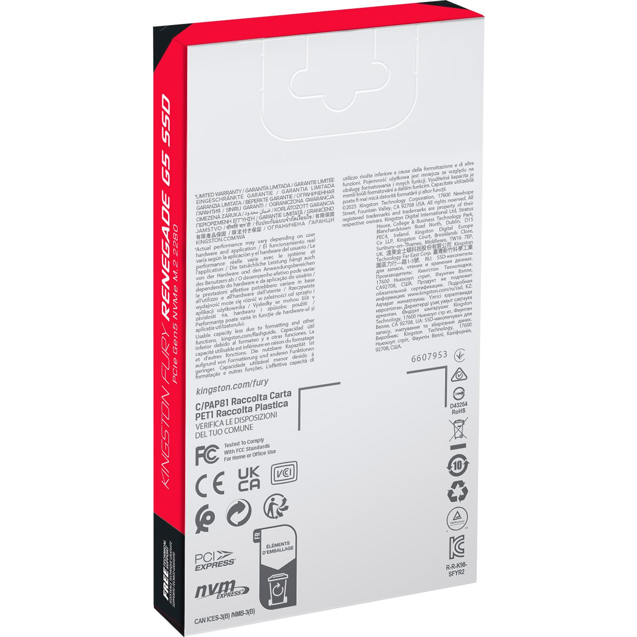 SSD диск KINGSTON FURY Renegade G5 8TB M.2 NVMe (SFYR2D/8T1)