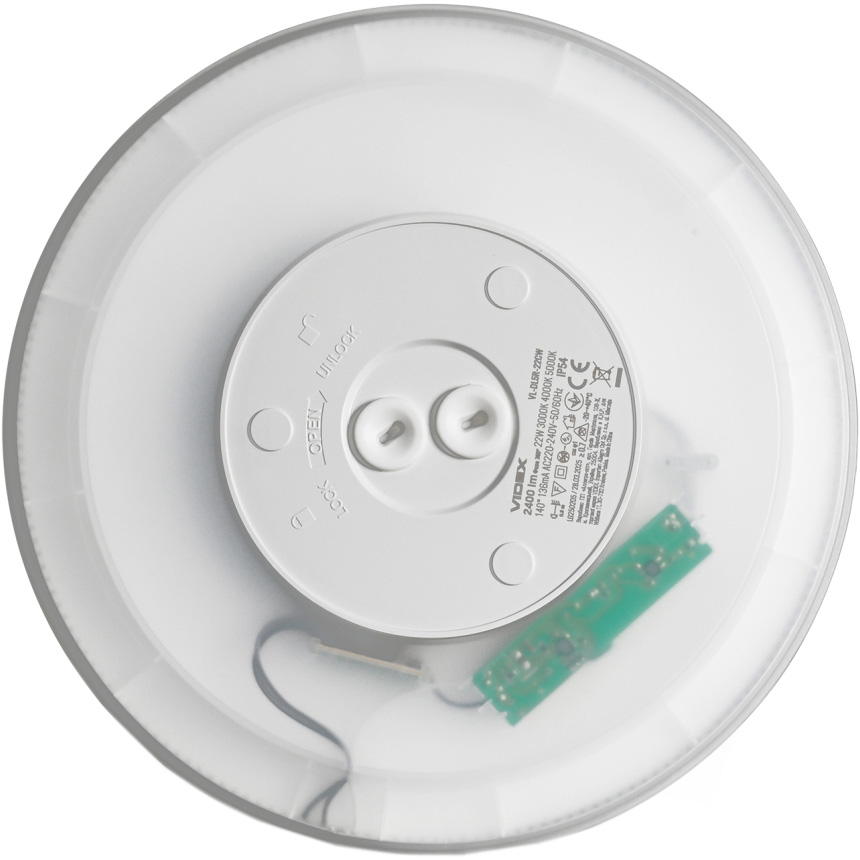 Світильник VIDEX DL5R White 22W 3000-5000K (VL-DL5R-22CW)