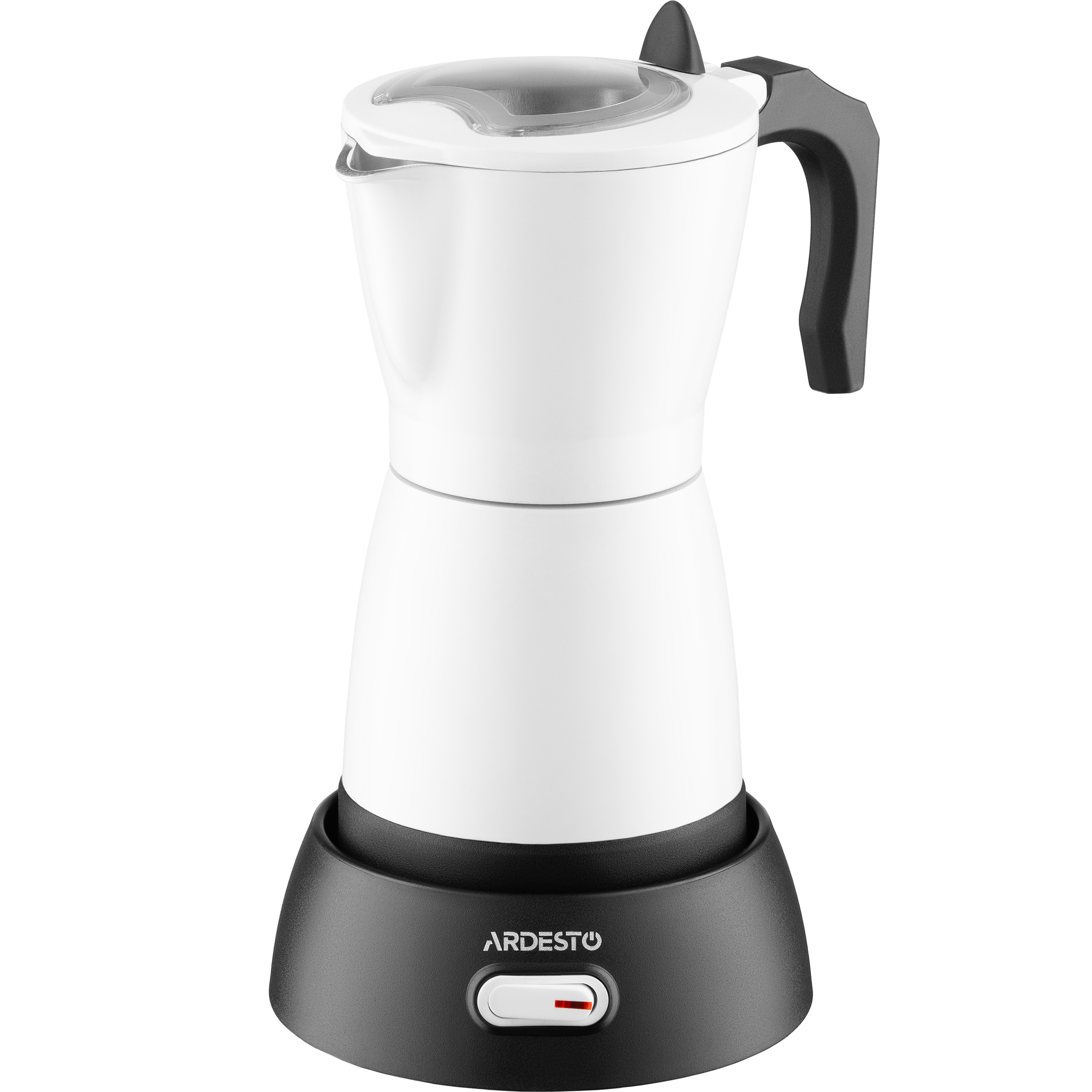 Гейзерна електрична кавоварка ARDESTO CMM-X300W White