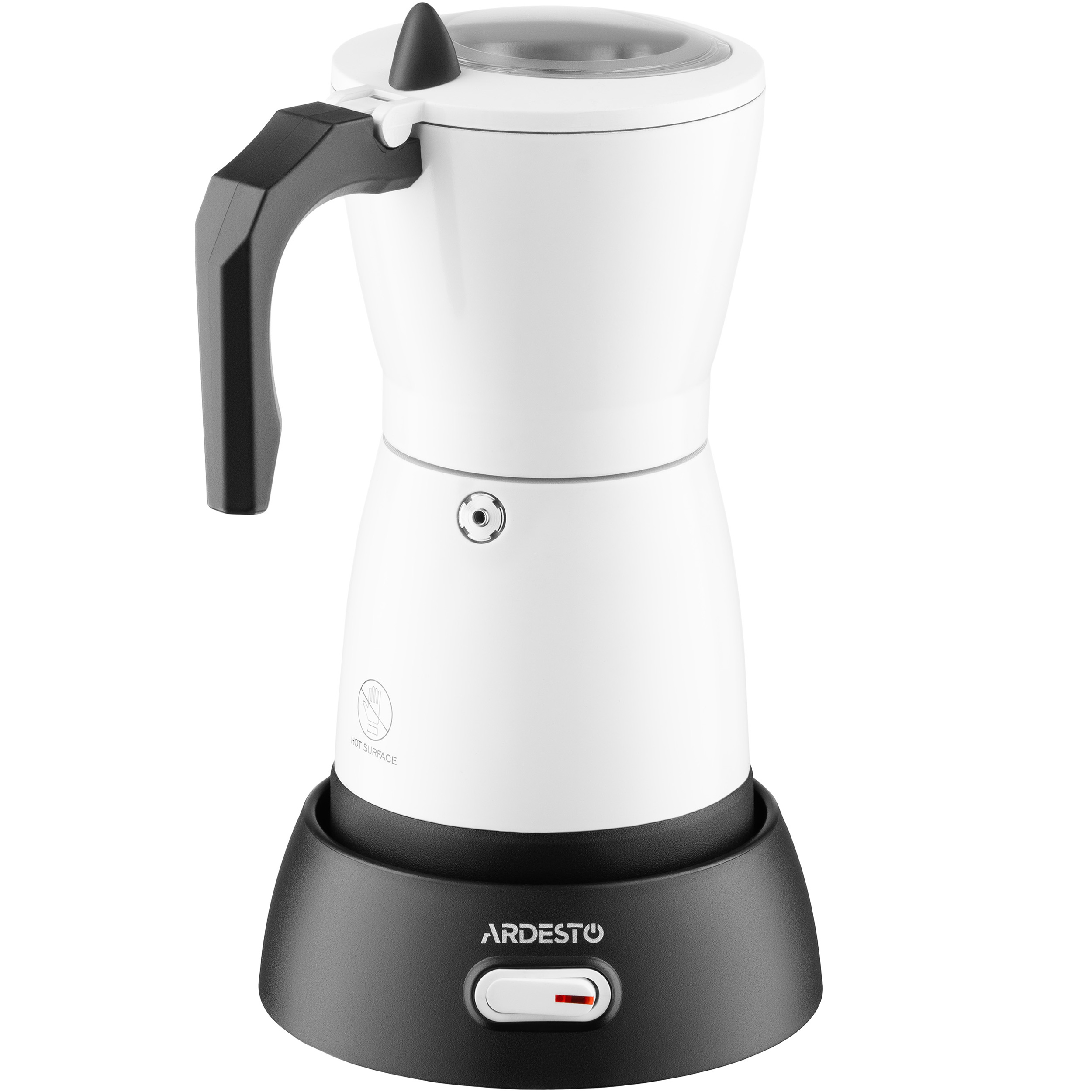 Гейзерна електрична кавоварка ARDESTO CMM-X300W White