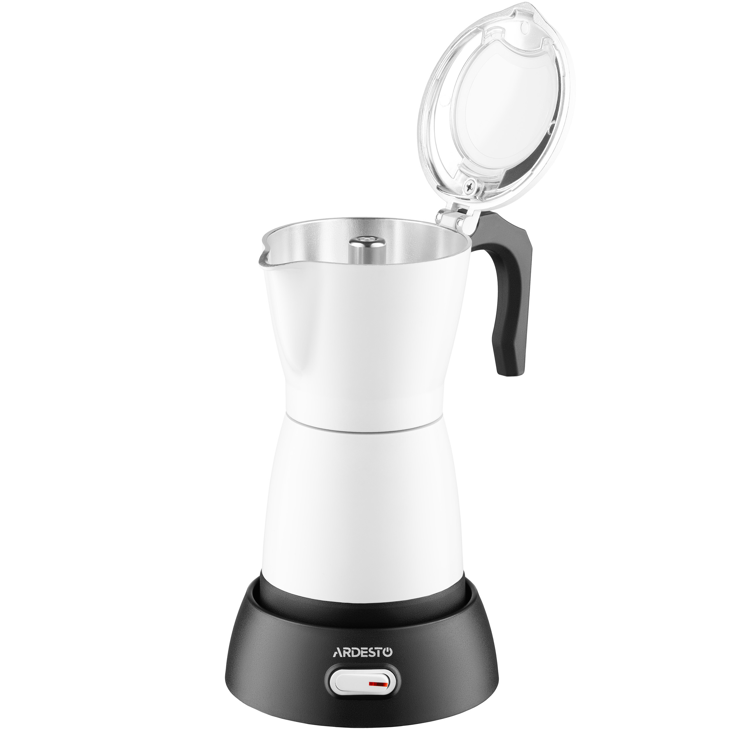 Гейзерна електрична кавоварка ARDESTO CMM-X300W White