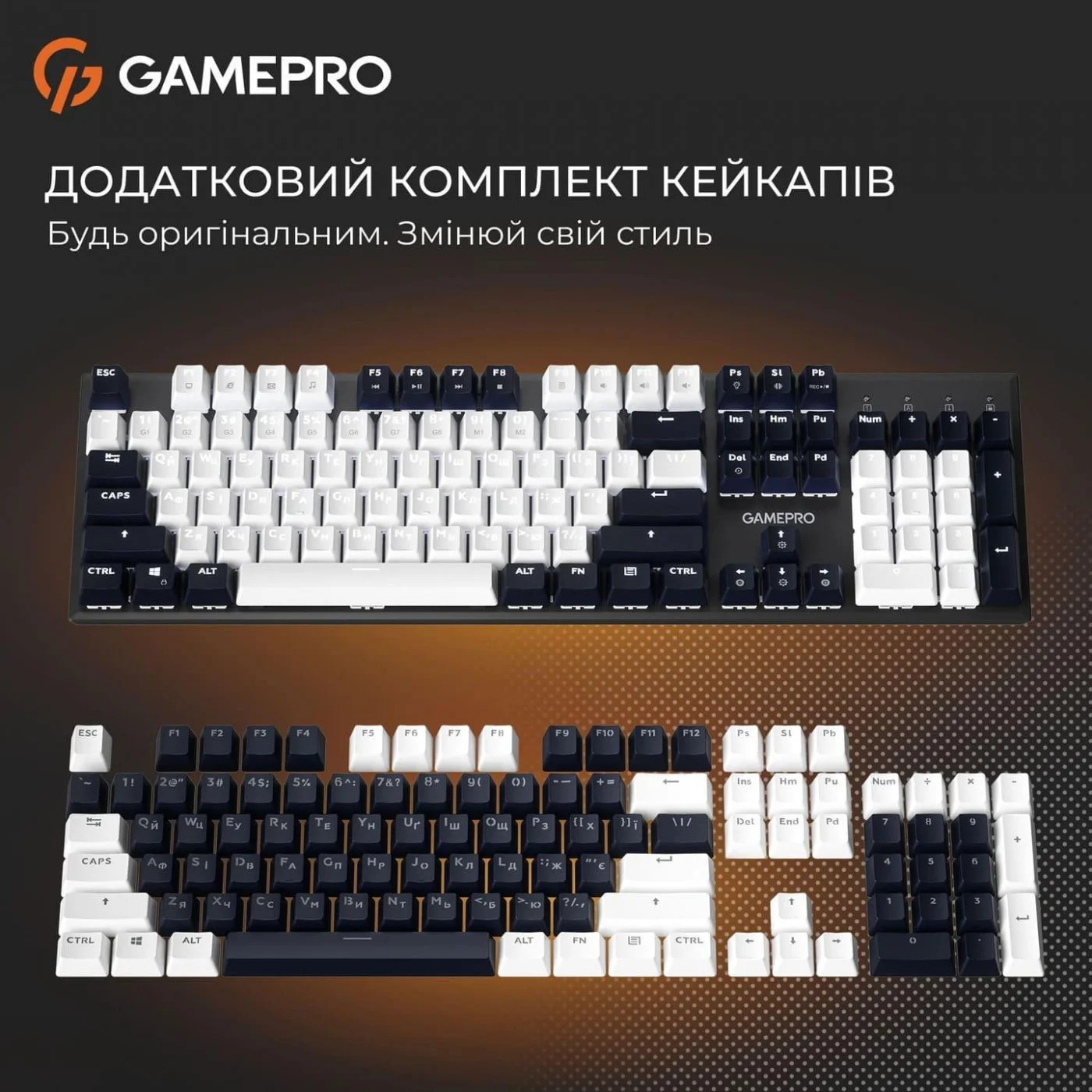 Клавіатура GAMEPRO Genesis Metallic MK144B