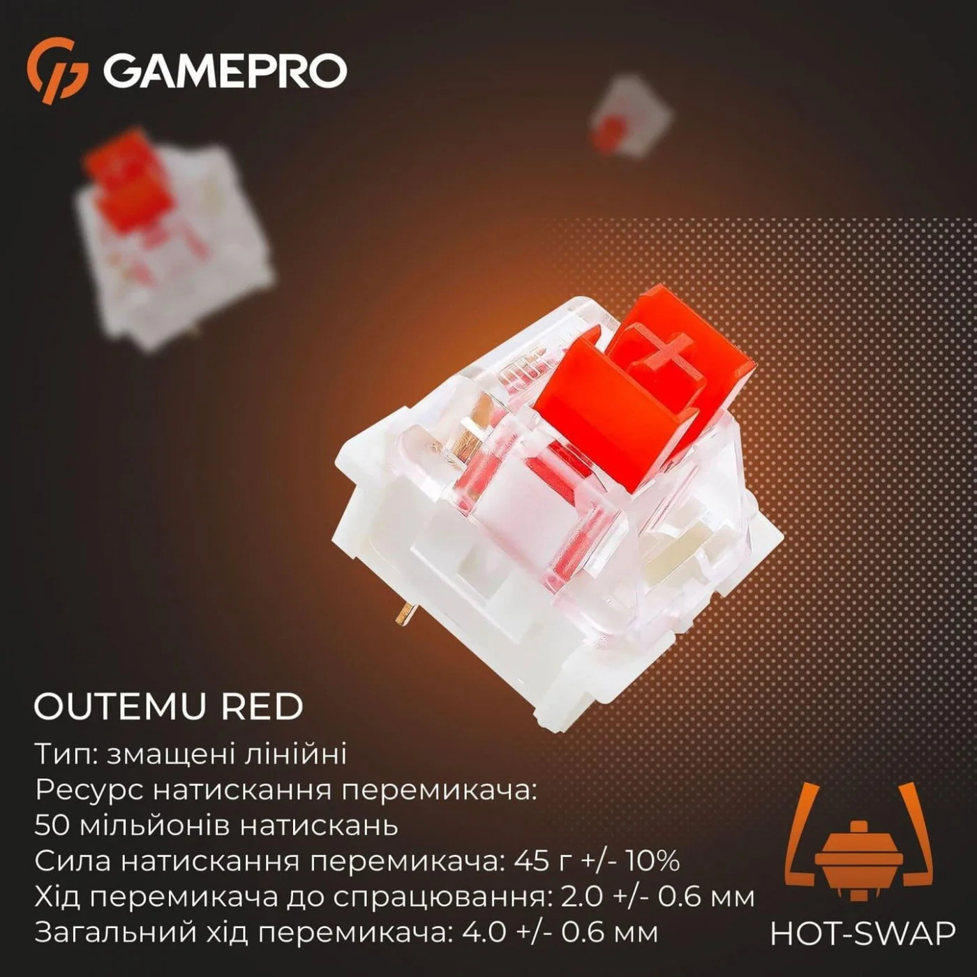 Клавіатура GAMEPRO Genesis Metallic MK144G