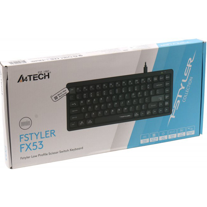 Клавіатура A4TECH Fstyler FX53 Black