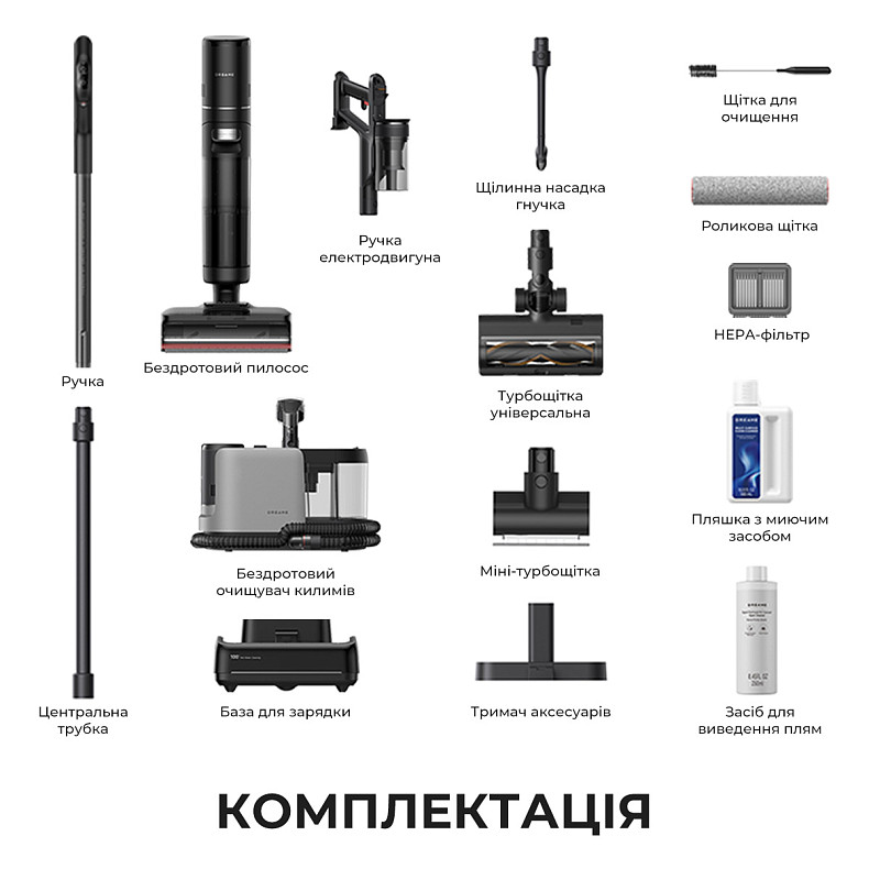Миючий пилосос DREAME H15 Mix 5-in-1 (HHV46B)