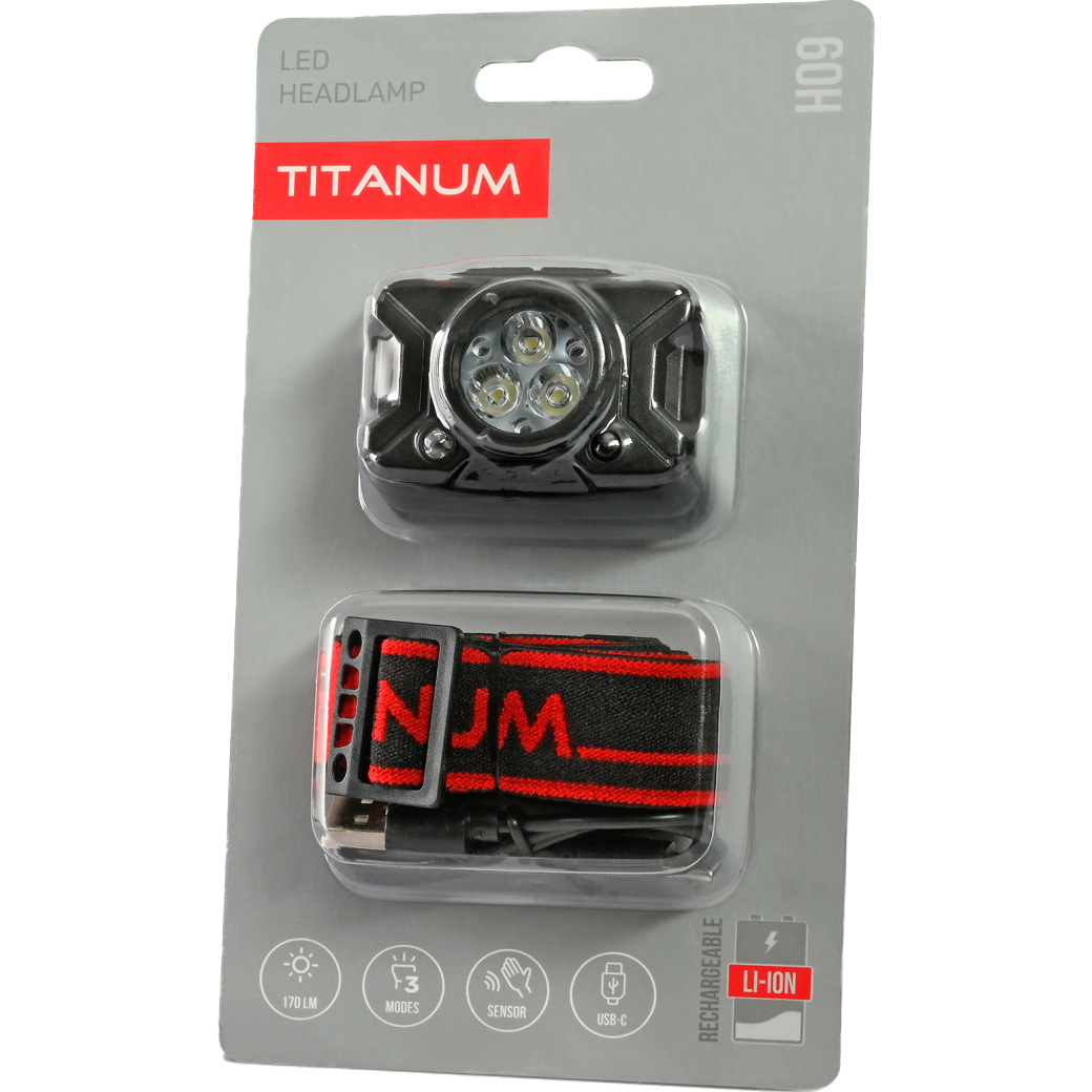 Фонарь налобный TITANUM TLF-H09