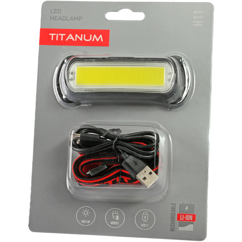 Фонарь налобный TITANUM TLF-H11