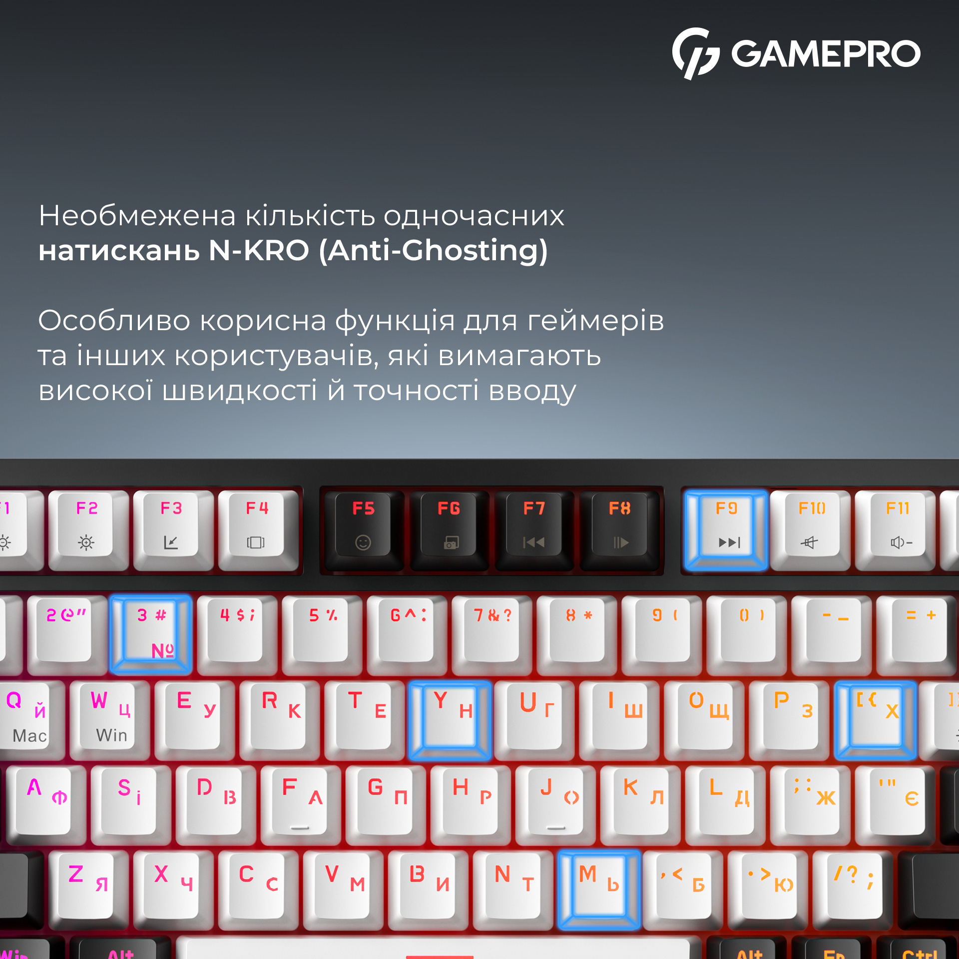 Клавіатура GAMEPRO Asgard Valhalla MK160B Max