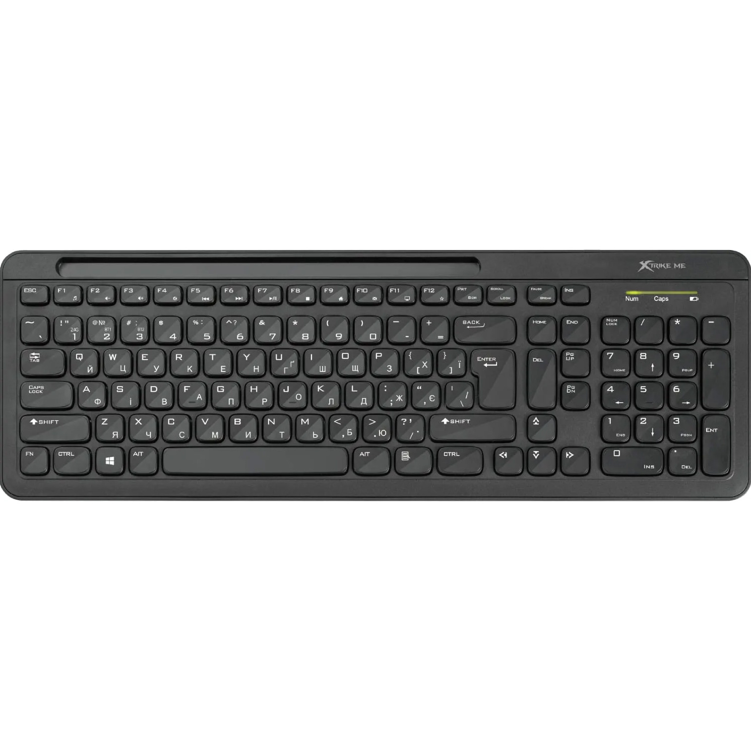 Клавиатура беспроводная XTRIKE ME KB-303 UA Black