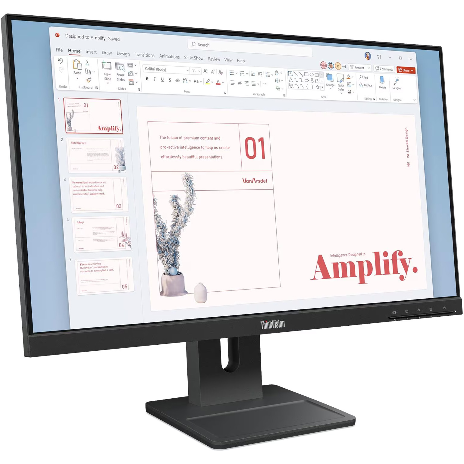 Монитор 23.8" LENOVO ThinkVision E24-40 Raven Black (64BAMAT1UA)