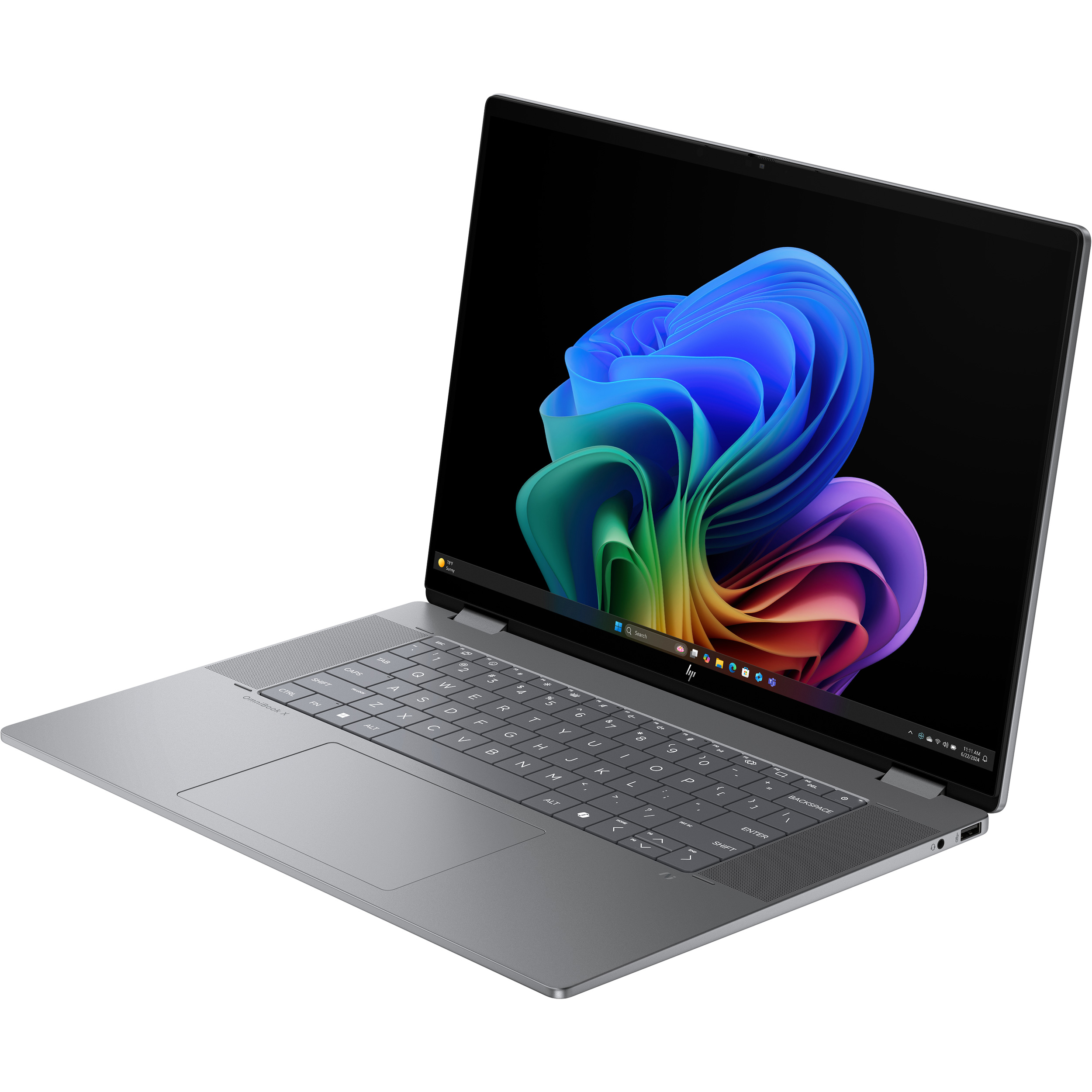 Ноутбук HP OmniBook X Flip x360 16-ar0000ua Meteor Silver (C3VE8EA)