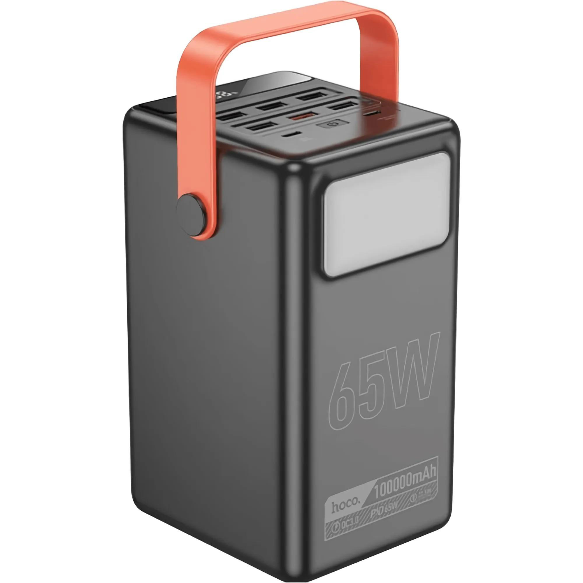 Повербанк HOCO DB03 Max 65W 100000mAh Black