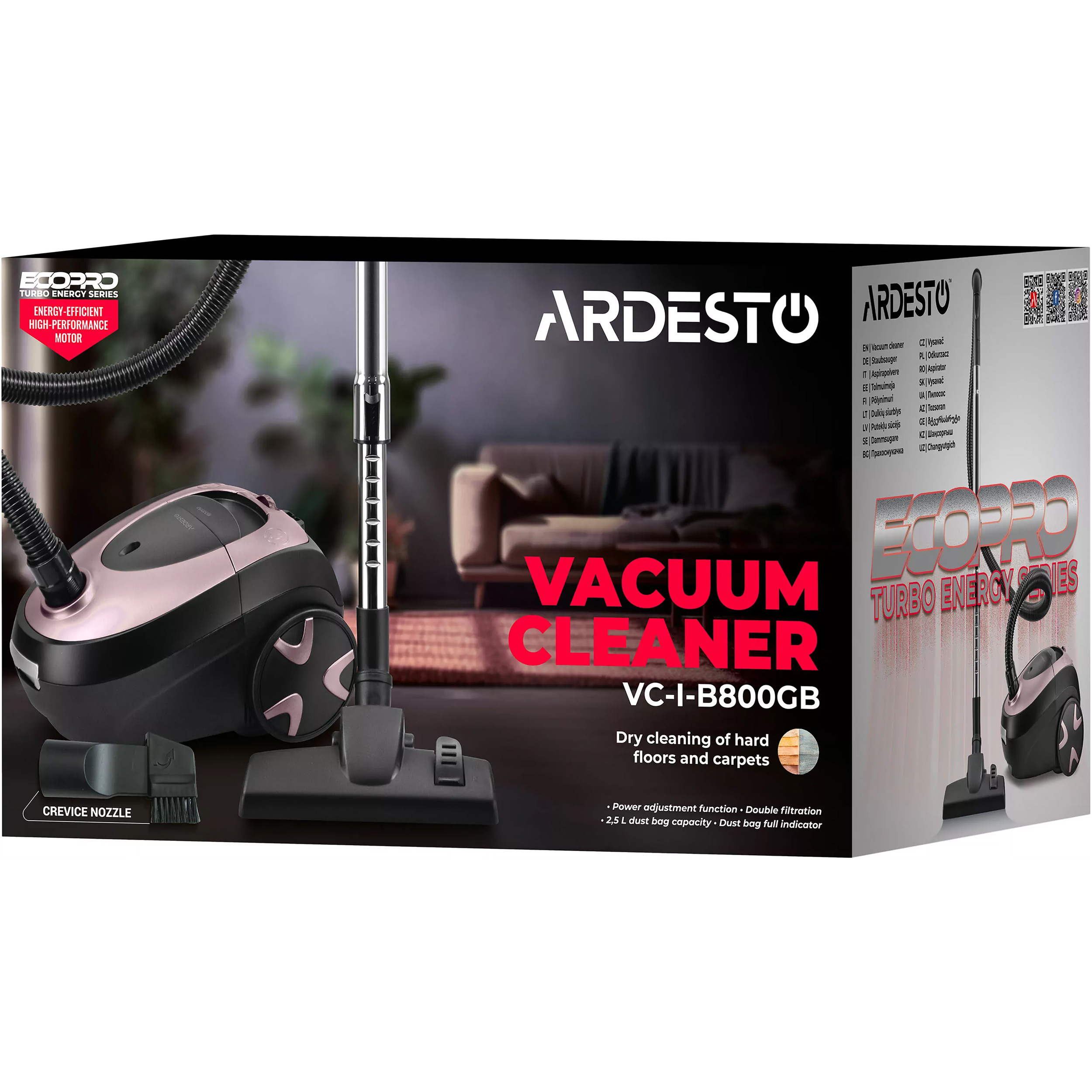 Пилосос ARDESTO VC-I-B800GB