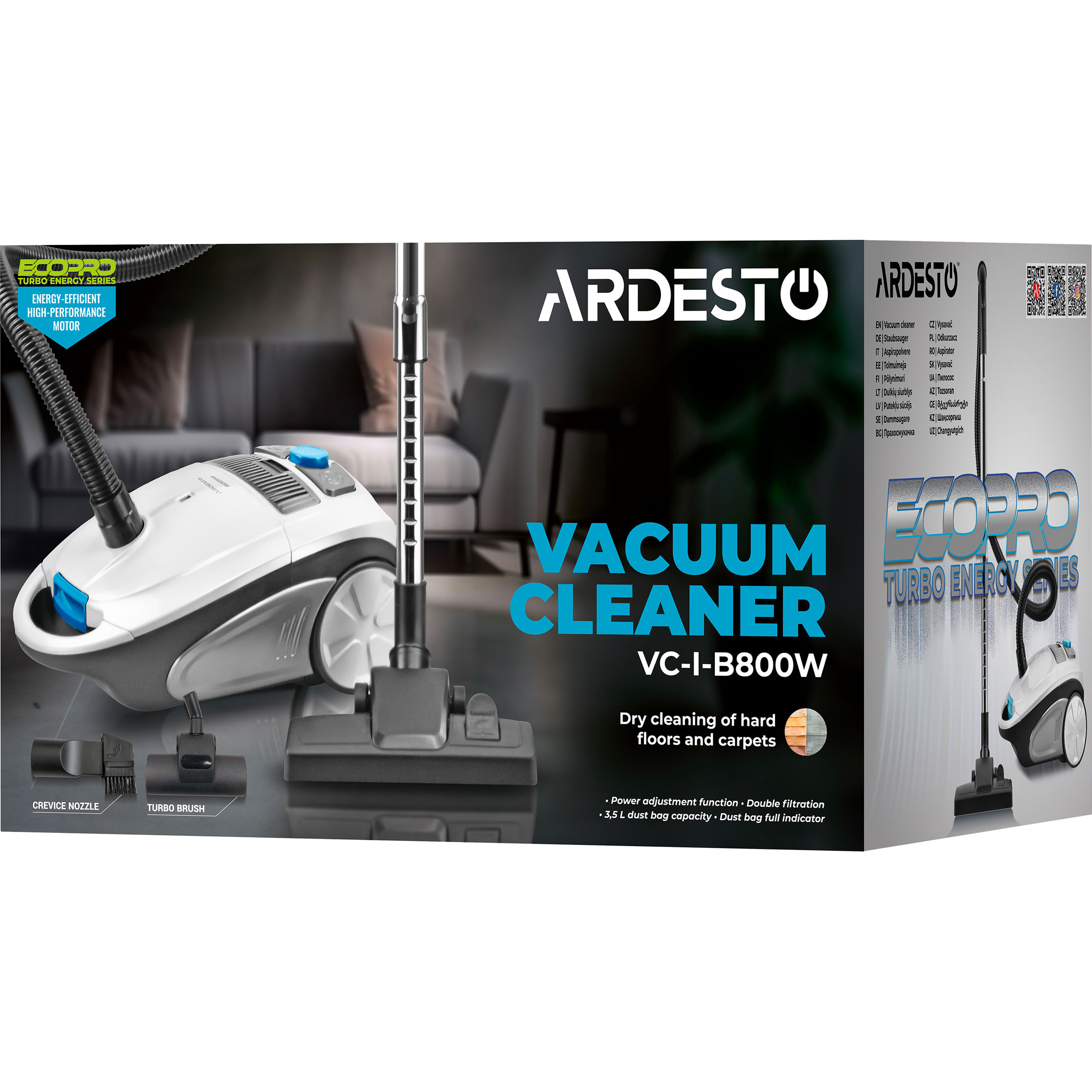 Пилосос ARDESTO VC-I-B800W