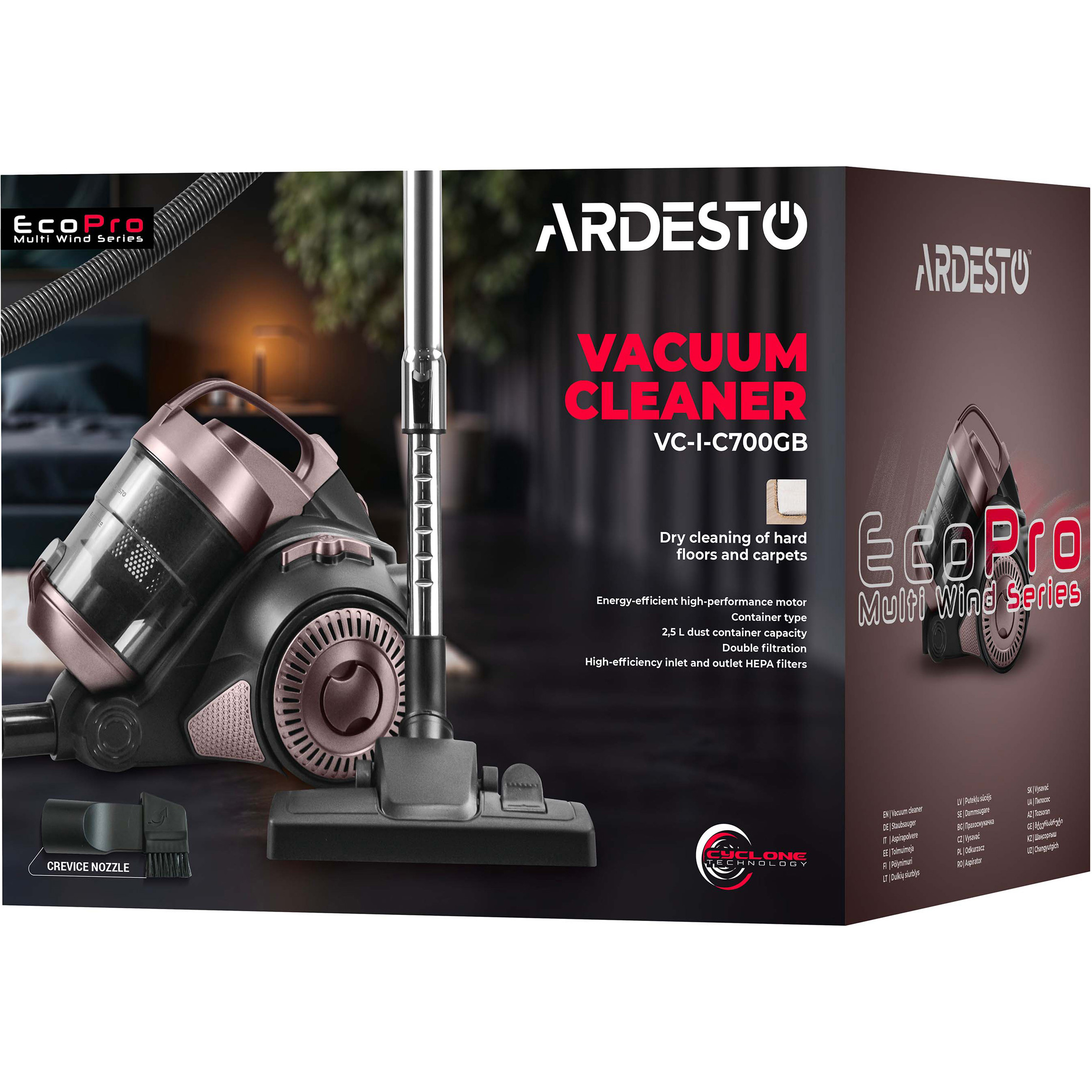 Пилосос ARDESTO VC-I-C700GB