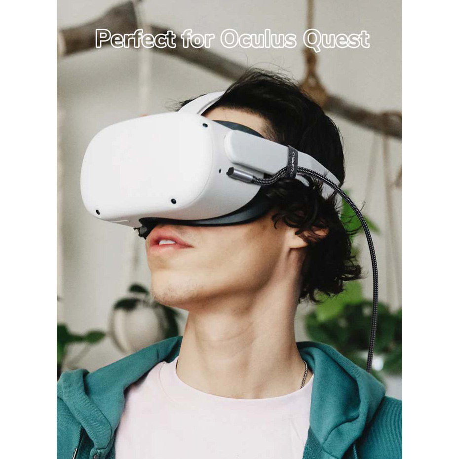 Кабель CABLETIME USB3.0 AM/CM 36W Data Link to Oculus Quest 2 VR Alternative 5м (CA43P)