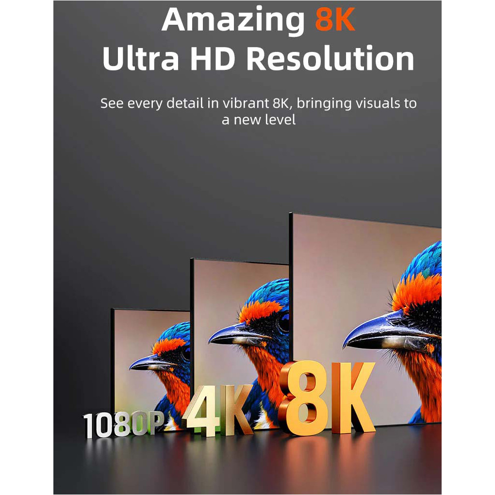 Кабель CABLETIME 8K 60Hz Ultra Slim HDMI v2.1 2м Black (CH14L)