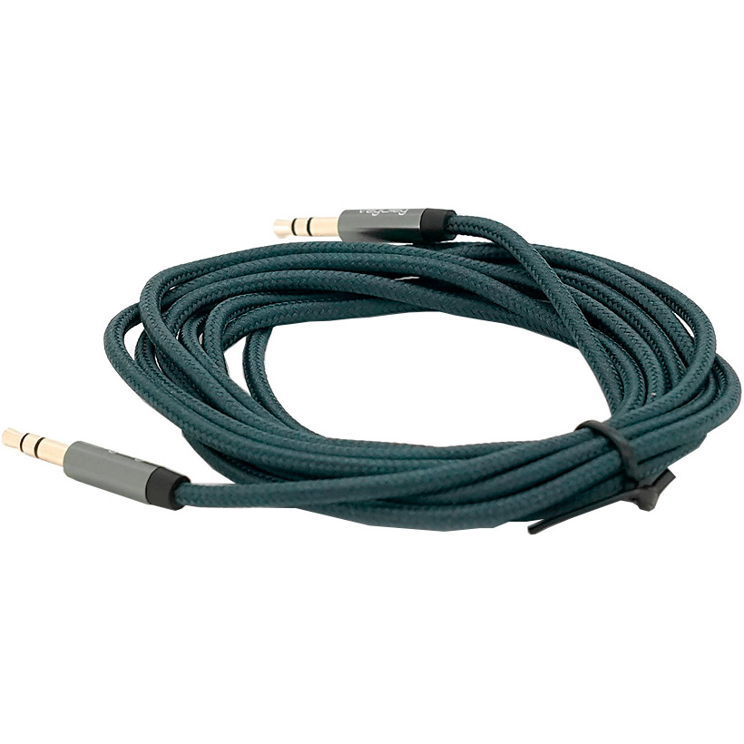 Кабель VEGGIEG mini-jack 3.5mm 2м Gray (V-A502)