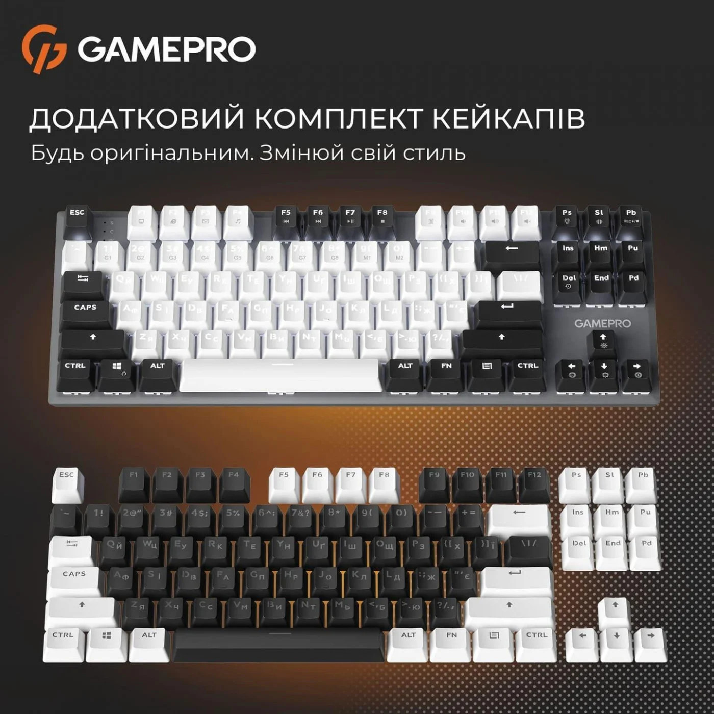 Клавіатура GAMEPRO Genesis Joker MK124G