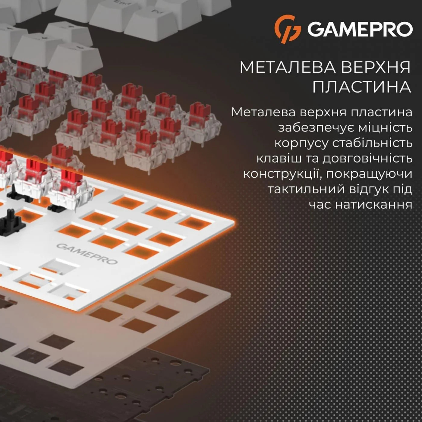 Клавіатура GAMEPRO Genesis Joker MK124W