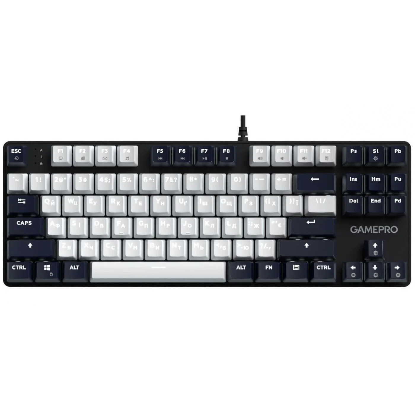 Клавіатура GAMEPRO Genesis Metallic MK110B