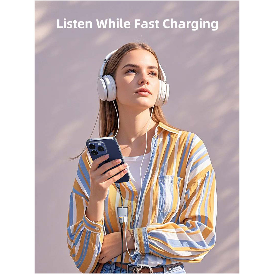 Сплиттер CABLETIME 1 to 2 USB-C Black/Gray (CPA2G)