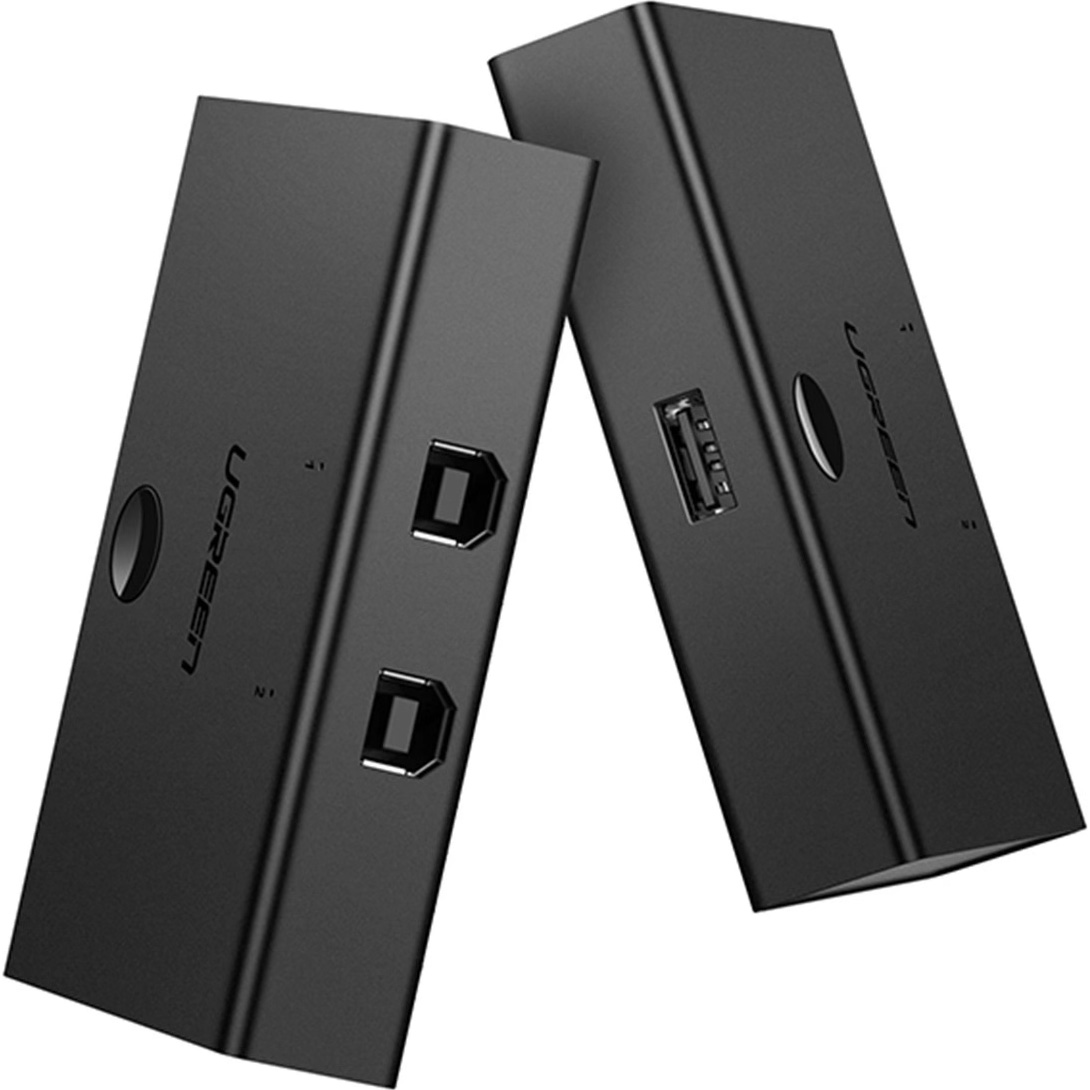 KM-переключатель UGREEN 1xUSB-A to 2xUSB-B for 2 PCs (30345)