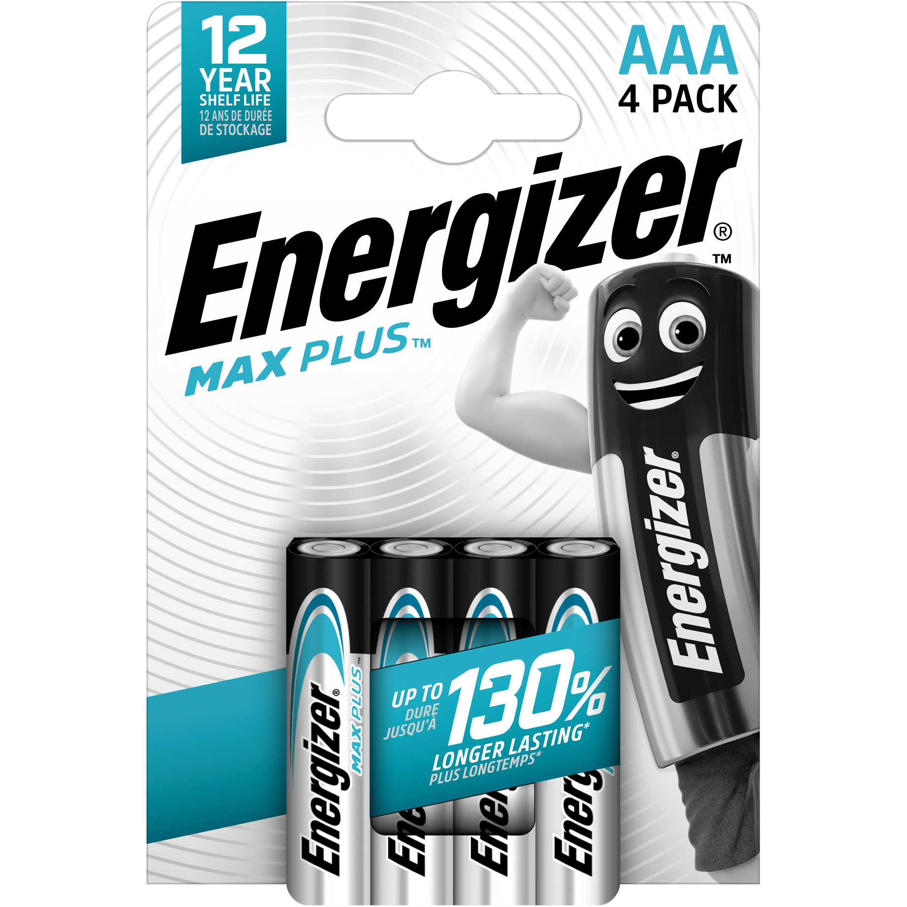 Батарейка ENERGIZER Max Plus AAA 4шт/уп (E303320600)