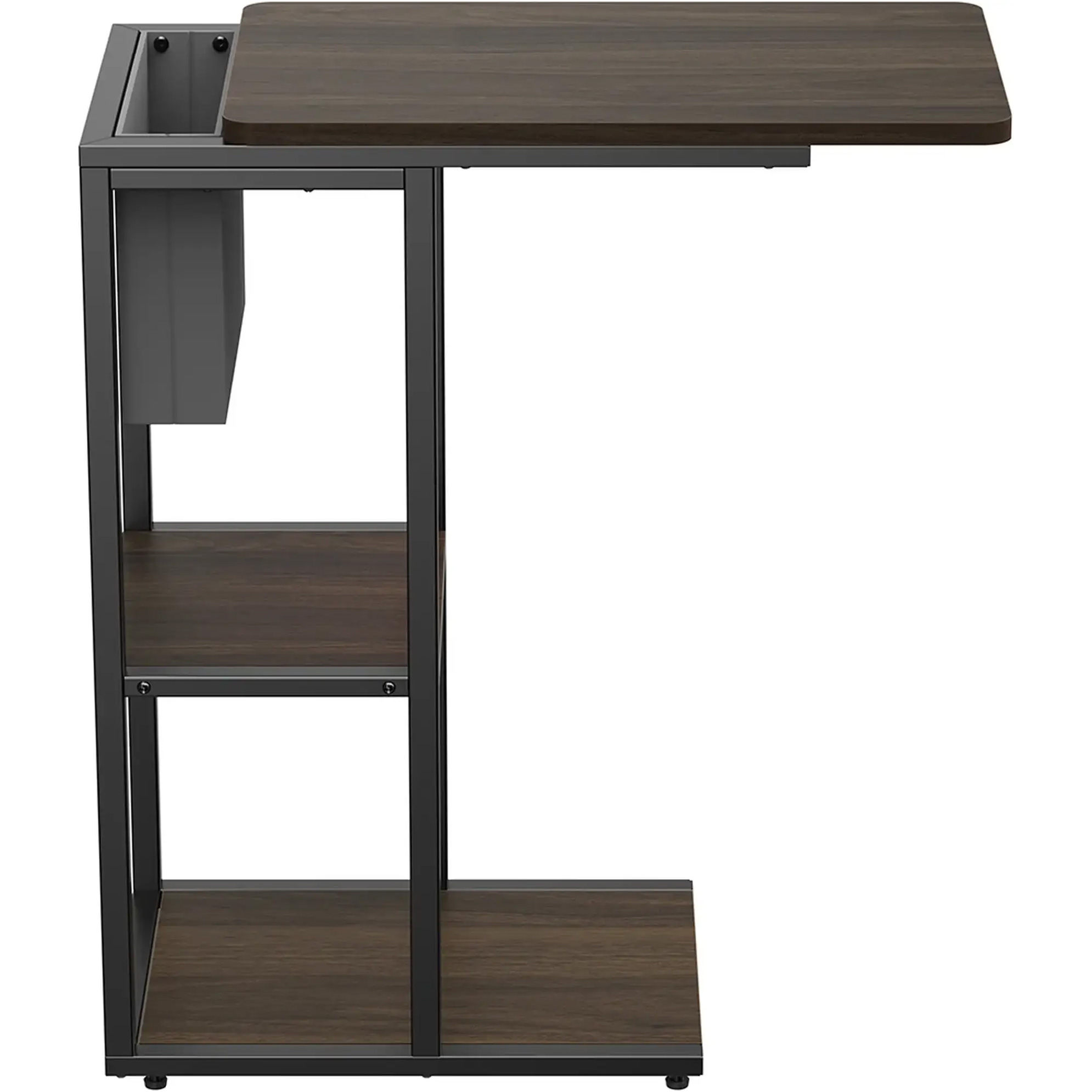 Приставной стол OFFICEPRO SD175DW Dark Wood/Black
